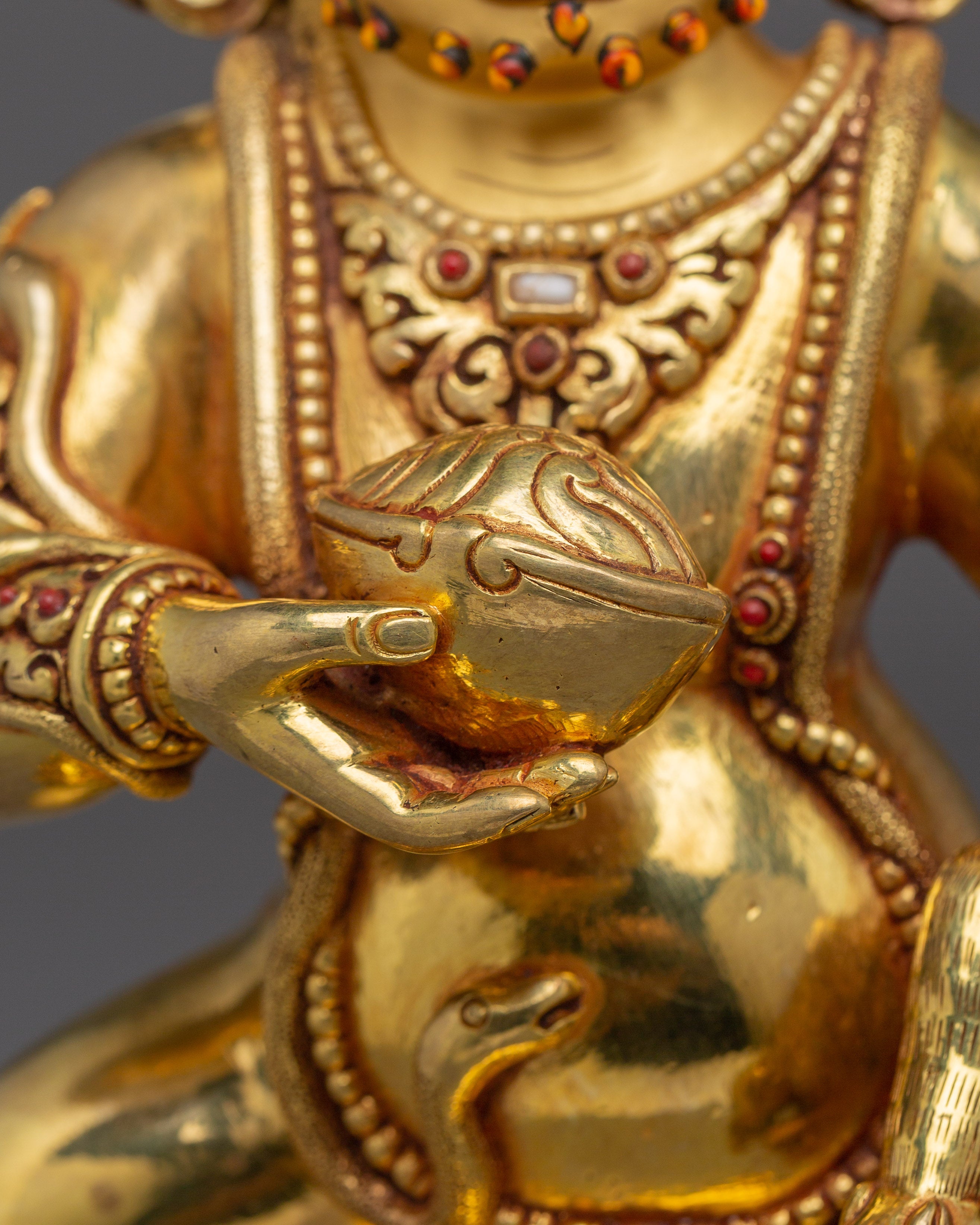 Wealth Deity Black Dzambhala Art | Guardian of the Wealth