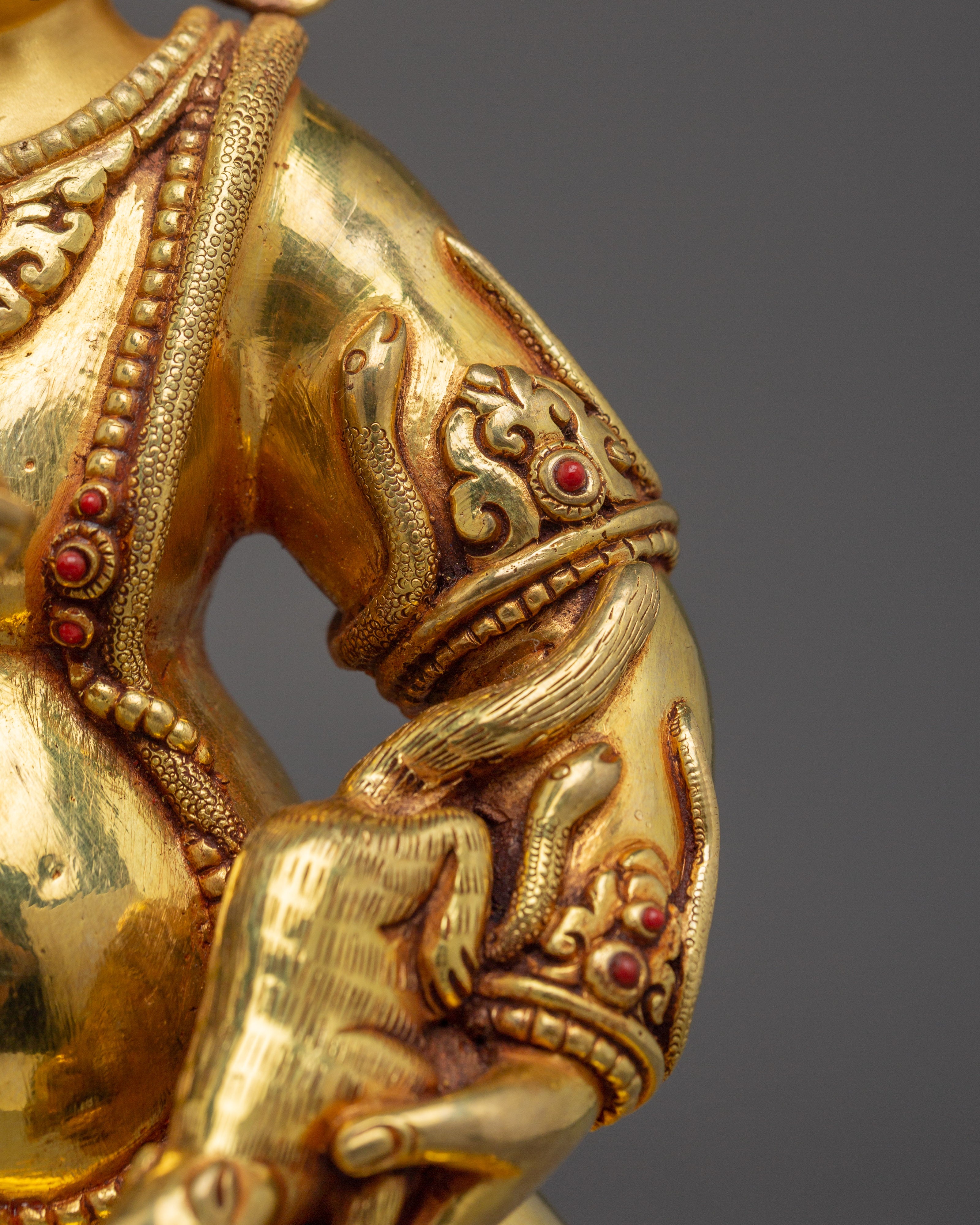 Wealth Deity Black Dzambhala Art | Guardian of the Wealth