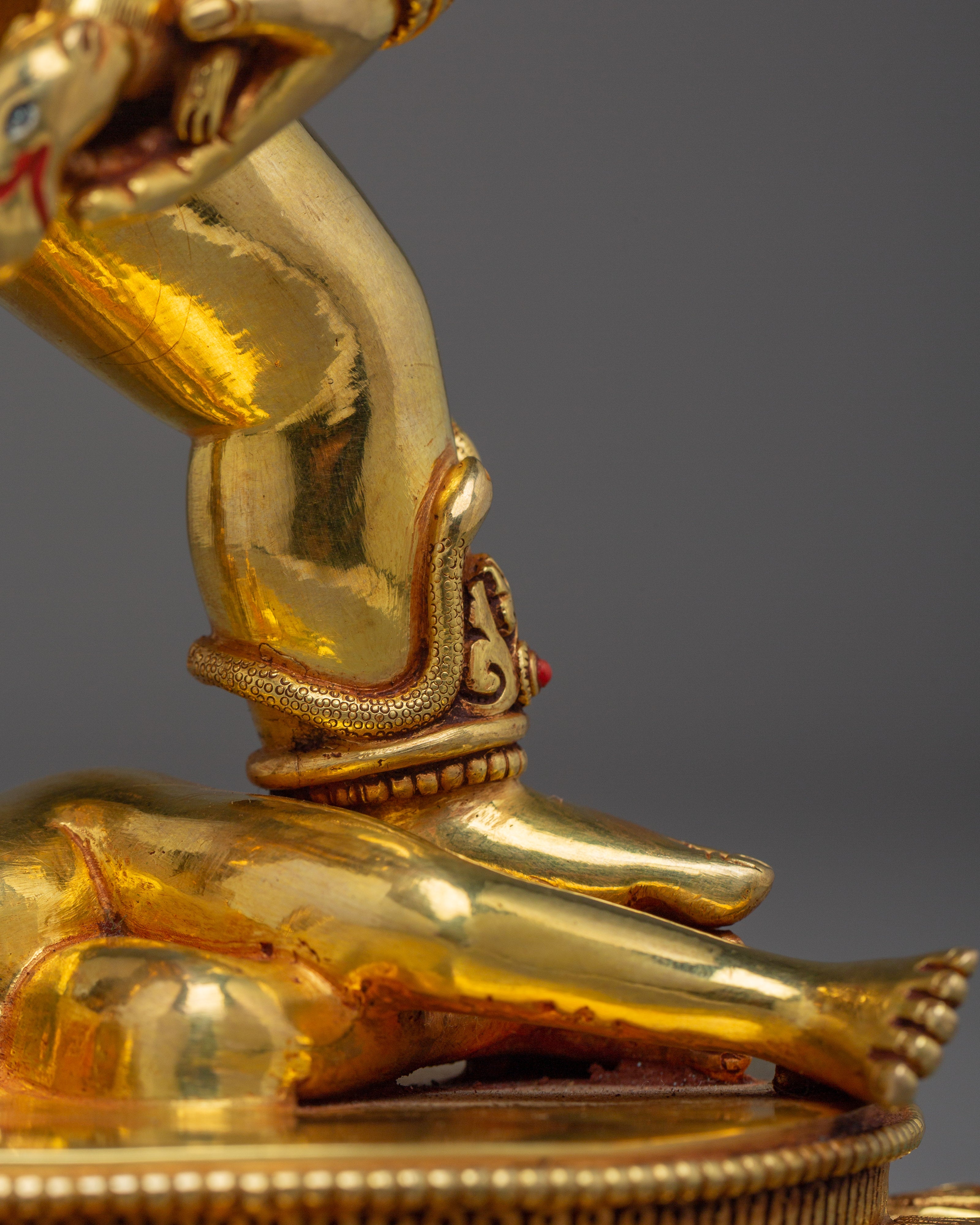 Wealth Deity Black Dzambhala Art | Guardian of the Wealth