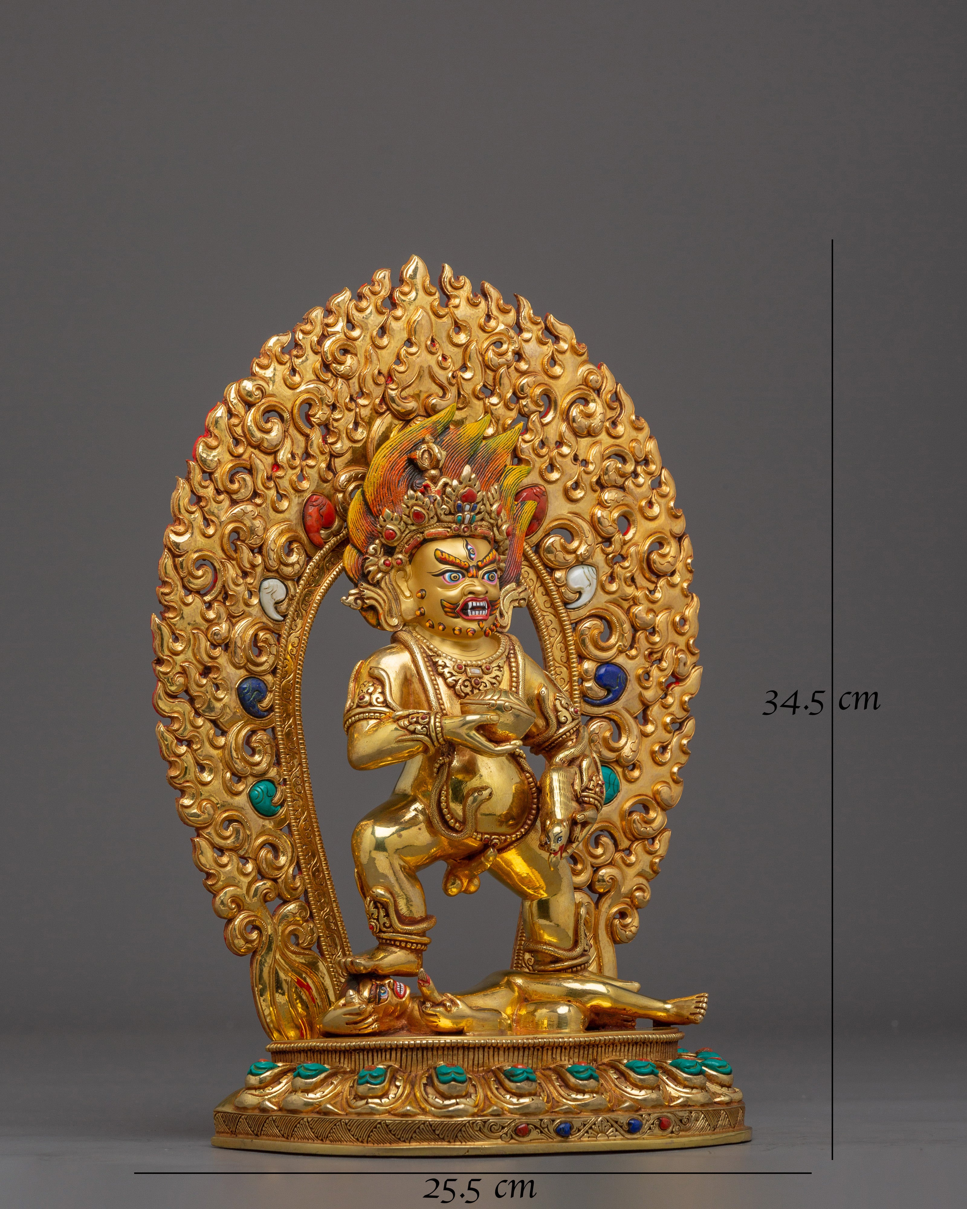 Wealth Deity Black Dzambhala Art