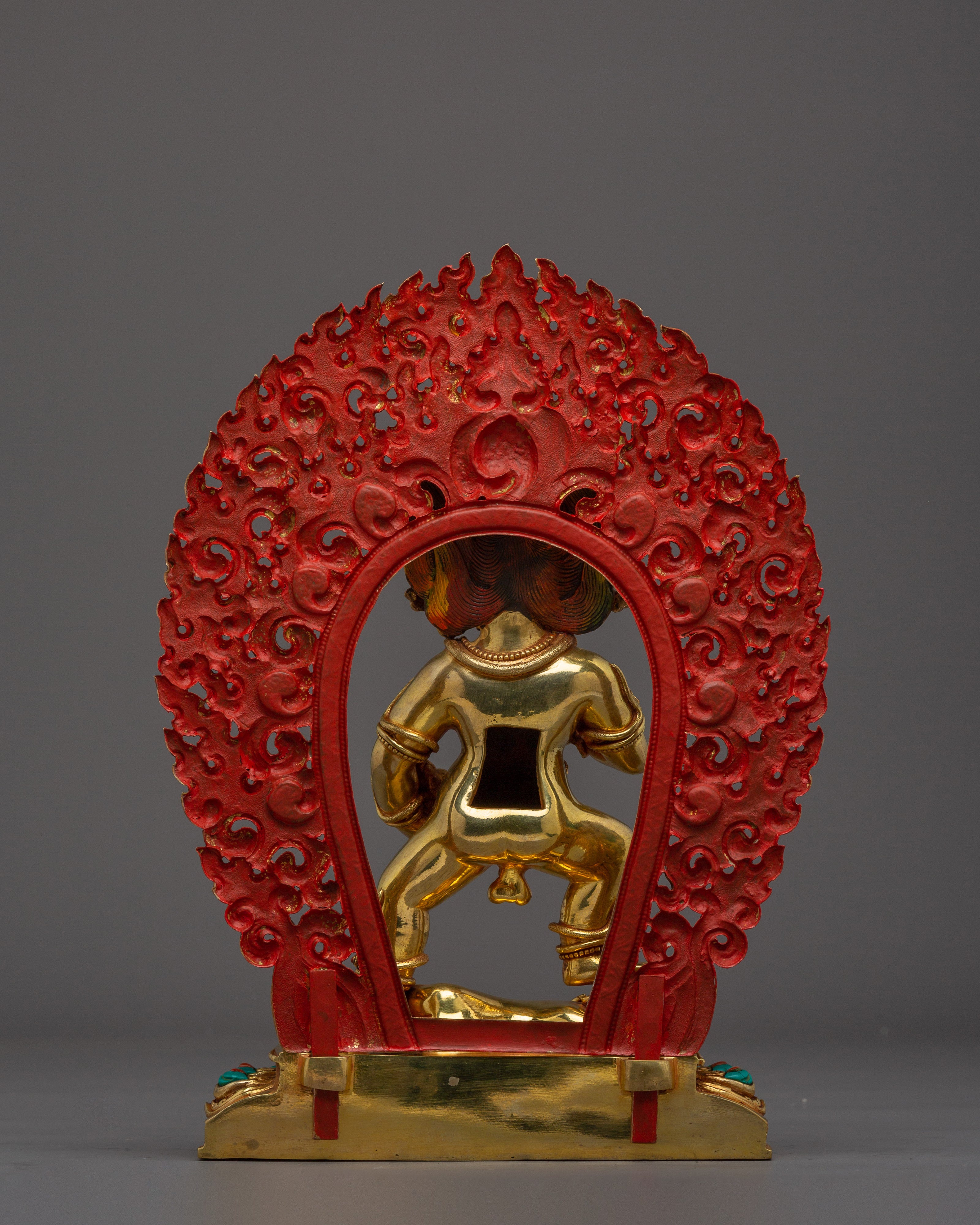 Wealth Deity Black Dzambhala Art | Guardian of the Wealth