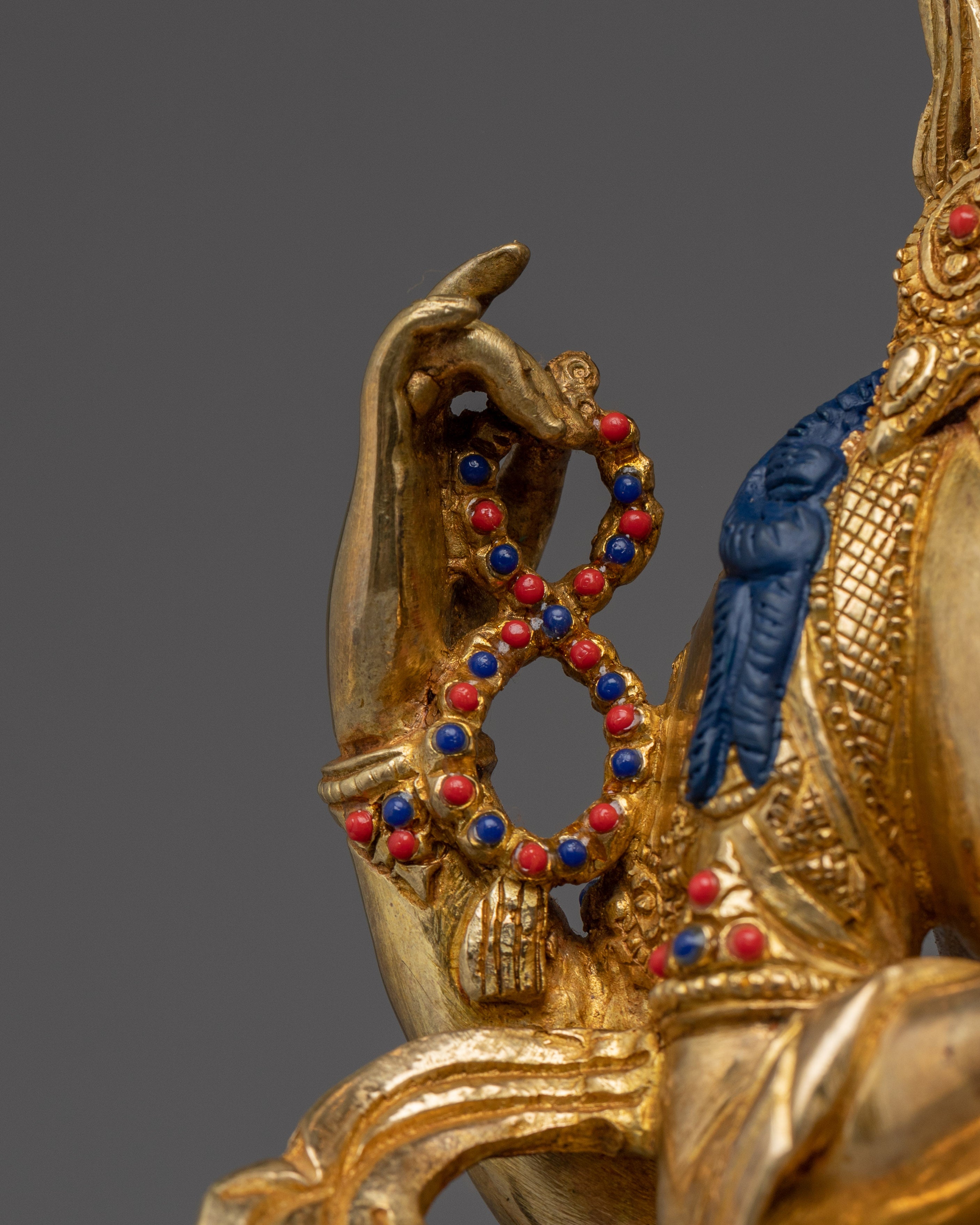 Handmade Chenrezig Copper Artwork | Meditation and Spiritual Decor