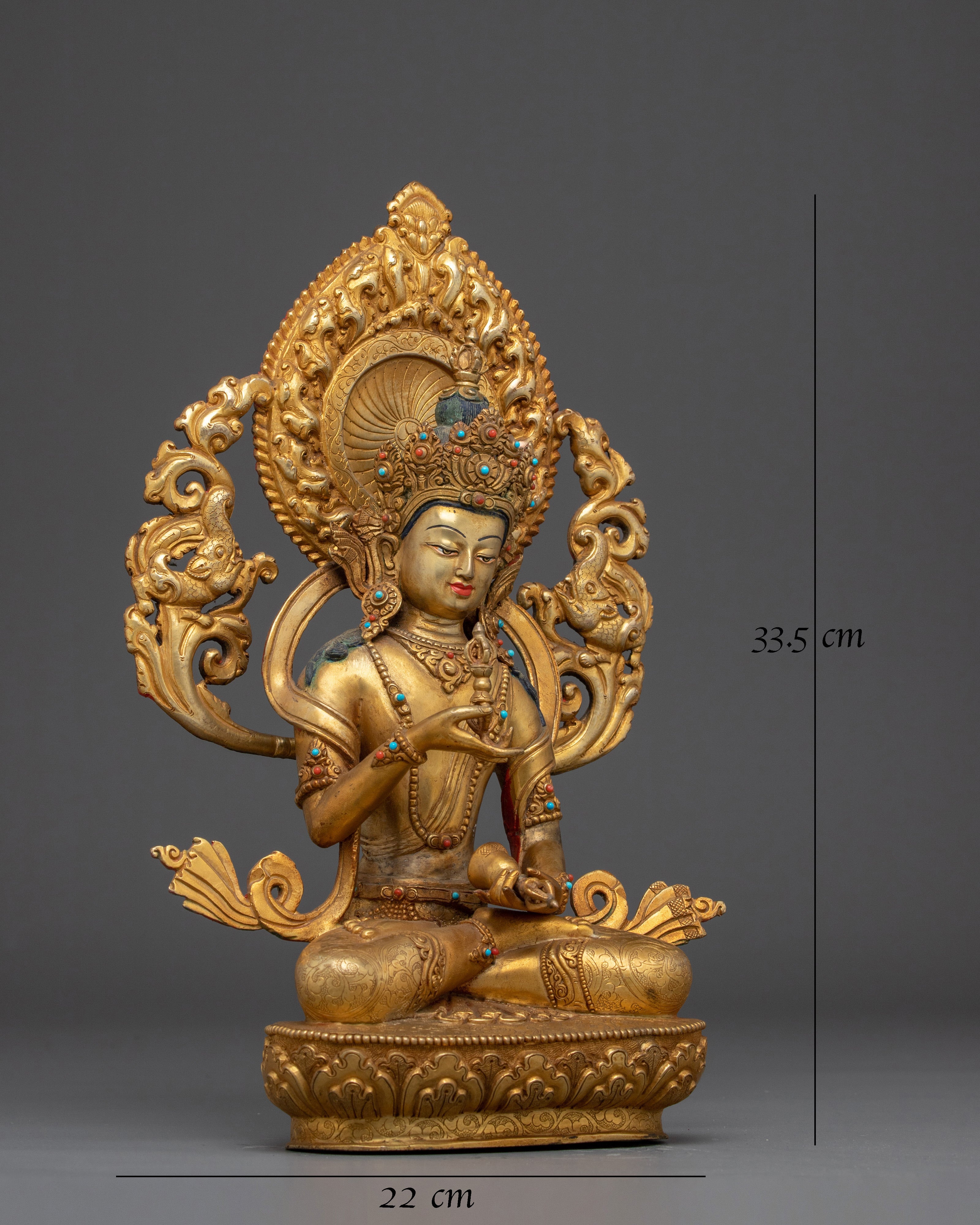 Vajrasattva Statue Buddhist Art for Spiritual Wisdom