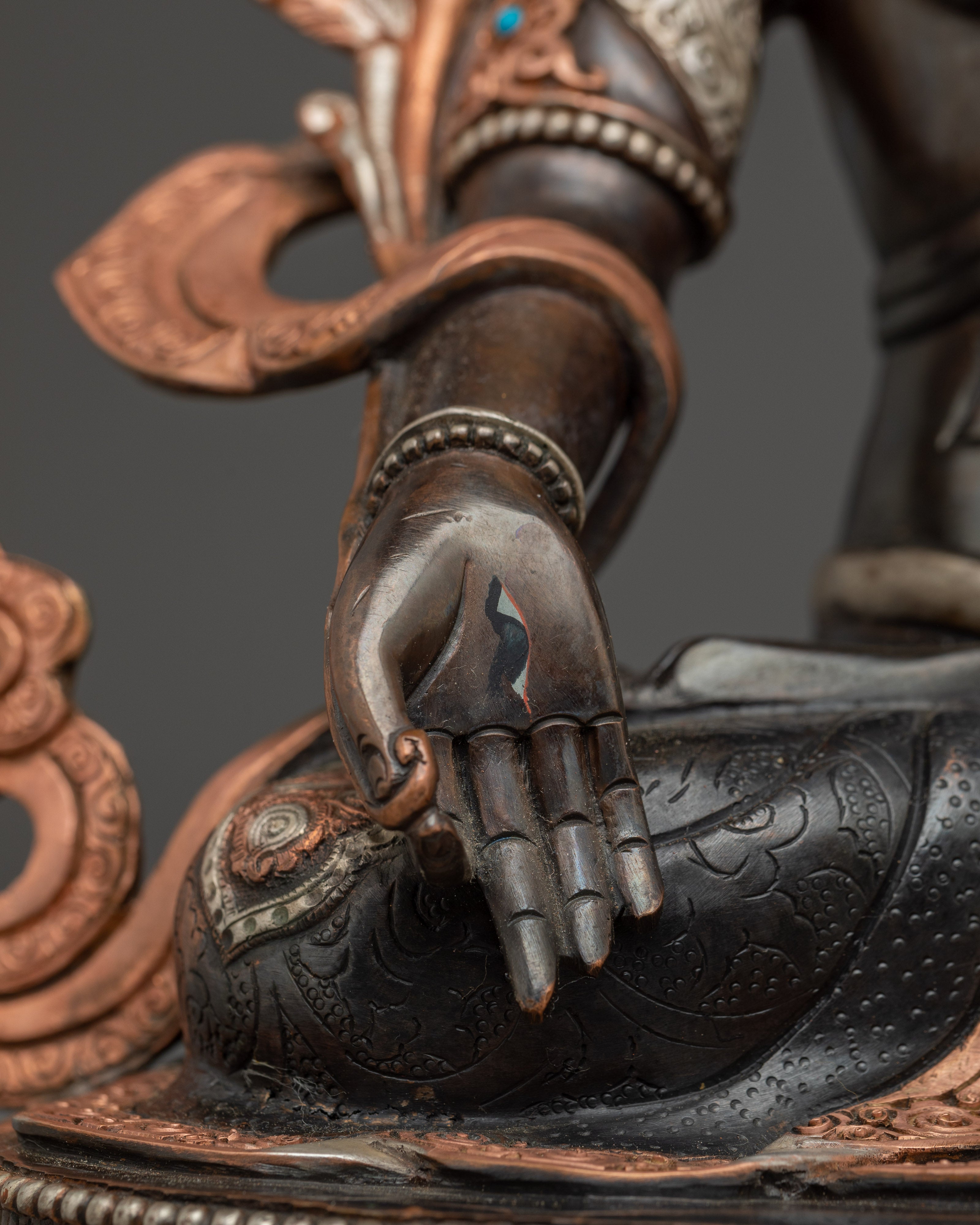 Seven-eyed Goddess White Tara Statue | Buddhist Healing Goddess