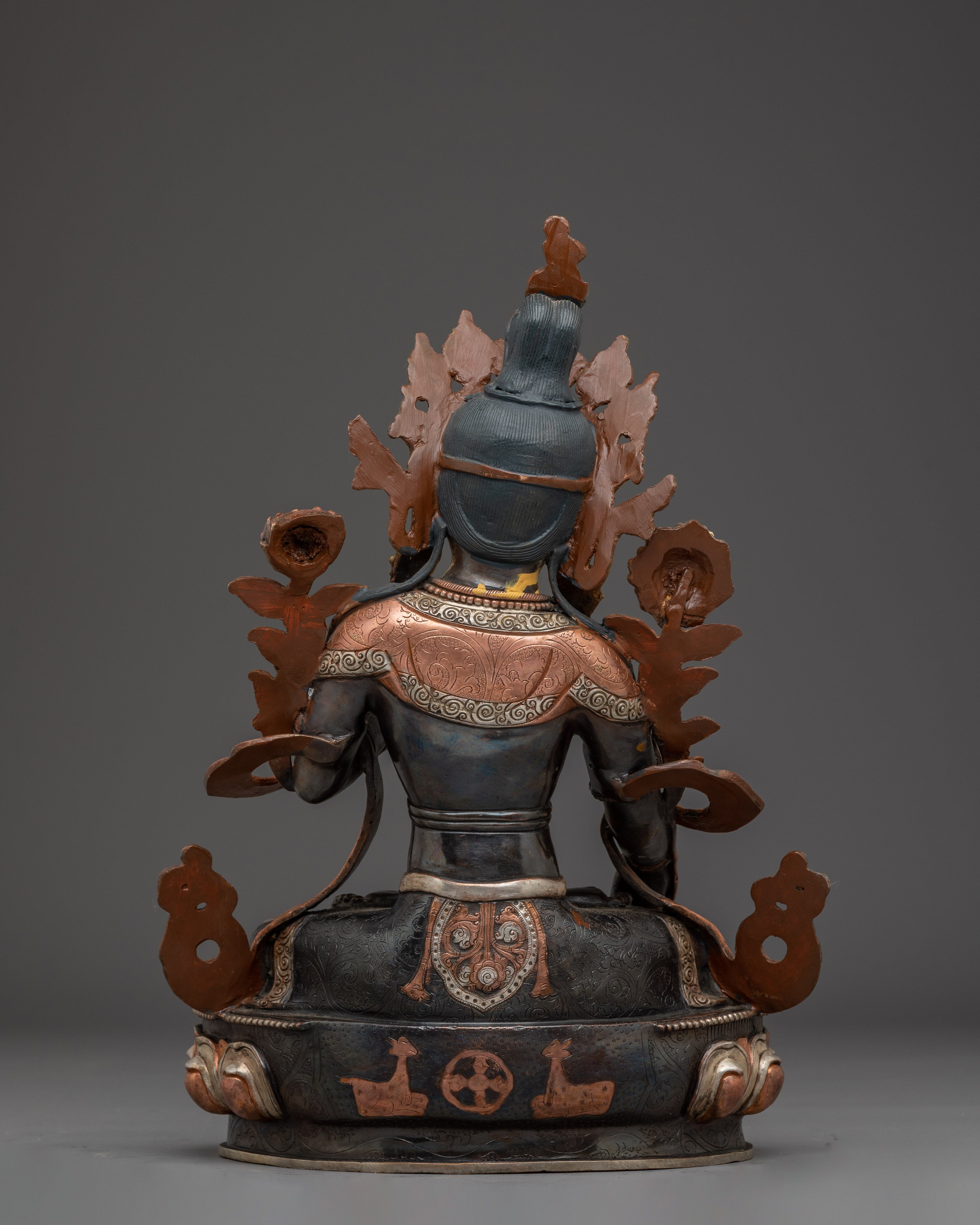 Seven-eyed Goddess White Tara Statue | Buddhist Healing Goddess