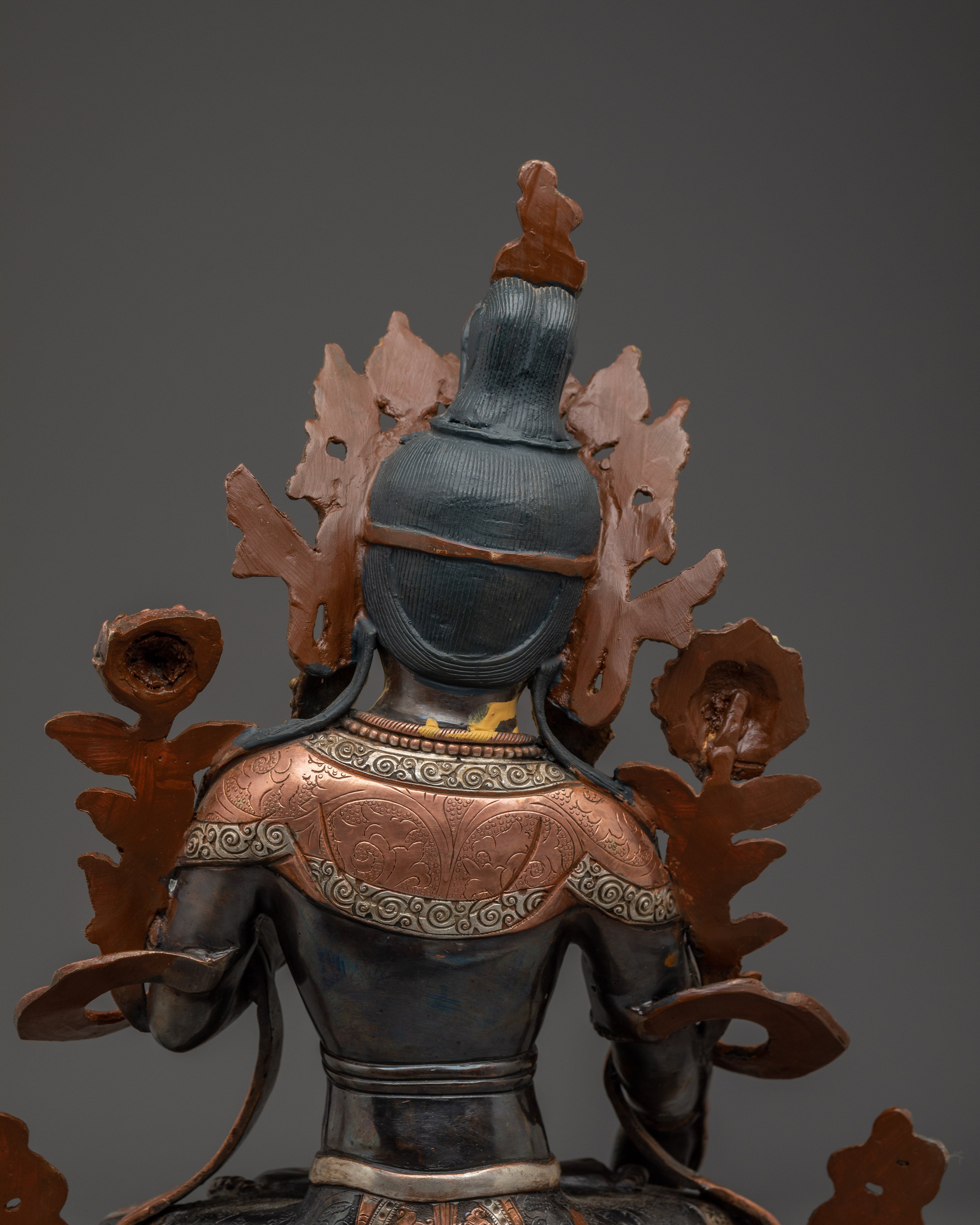 Seven-eyed Goddess White Tara Statue | Buddhist Healing Goddess