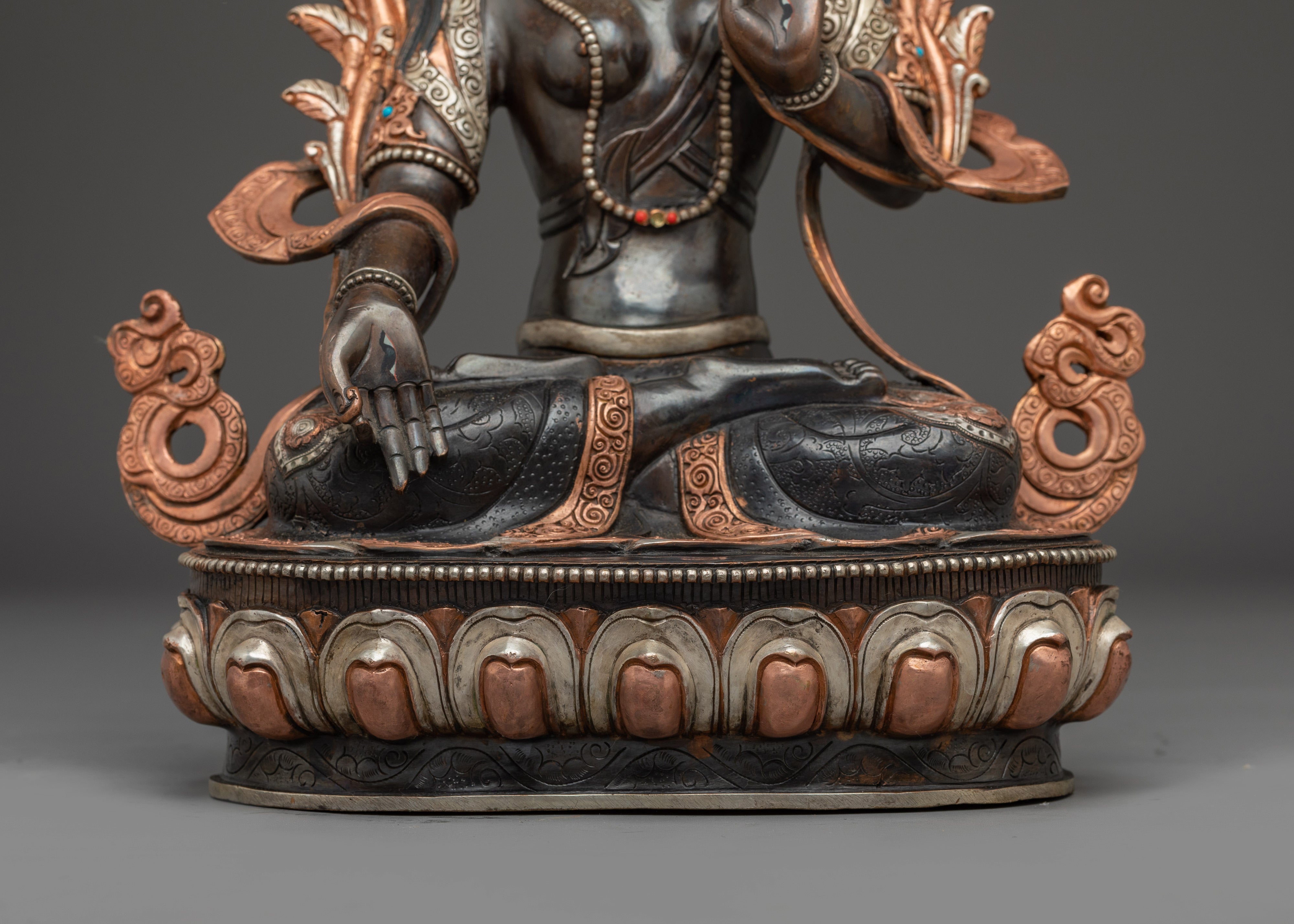 Seven-eyed Goddess White Tara Statue | Buddhist Healing Goddess