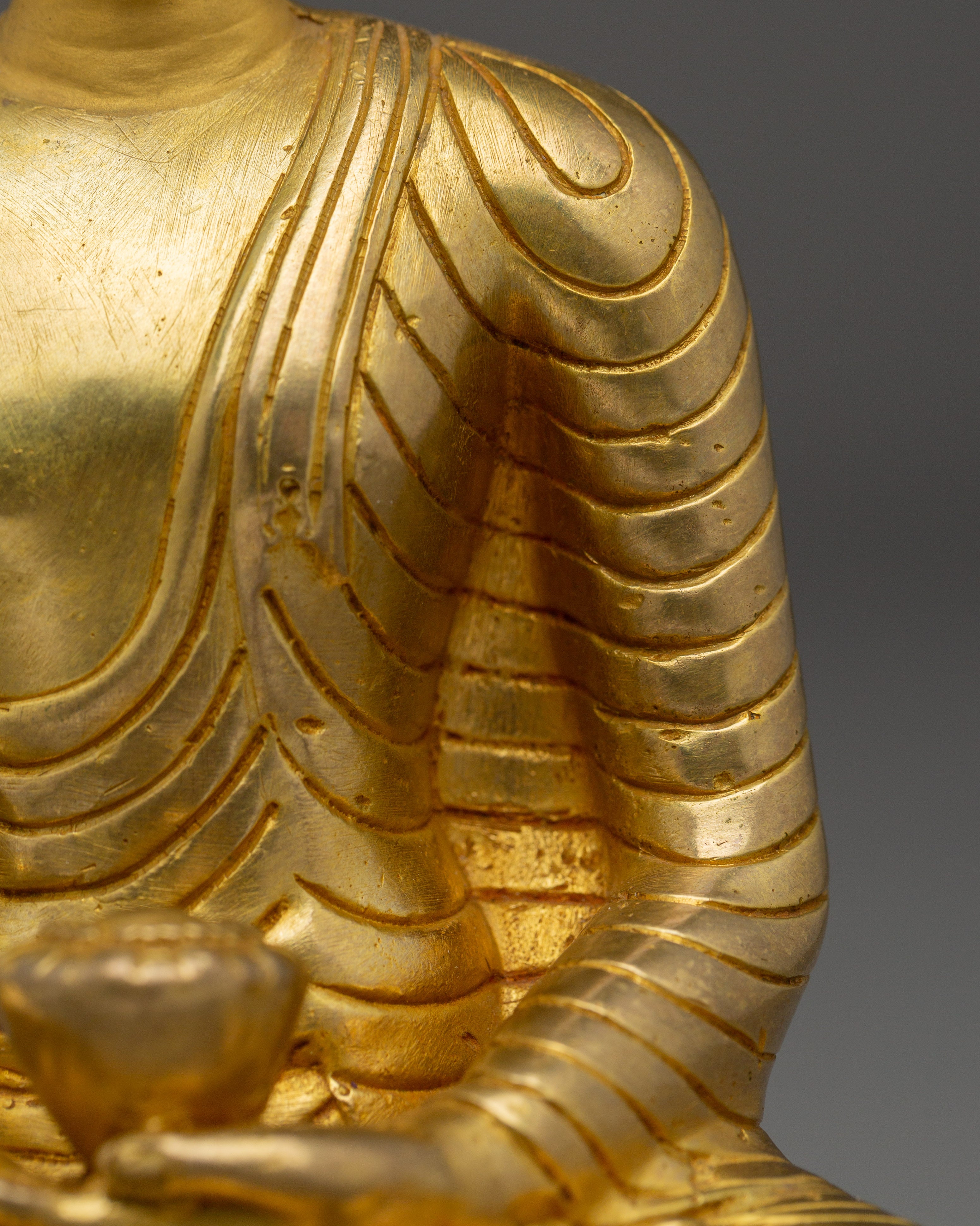 Golden Shakyamuni Buddha Statue: The Historical Buddha