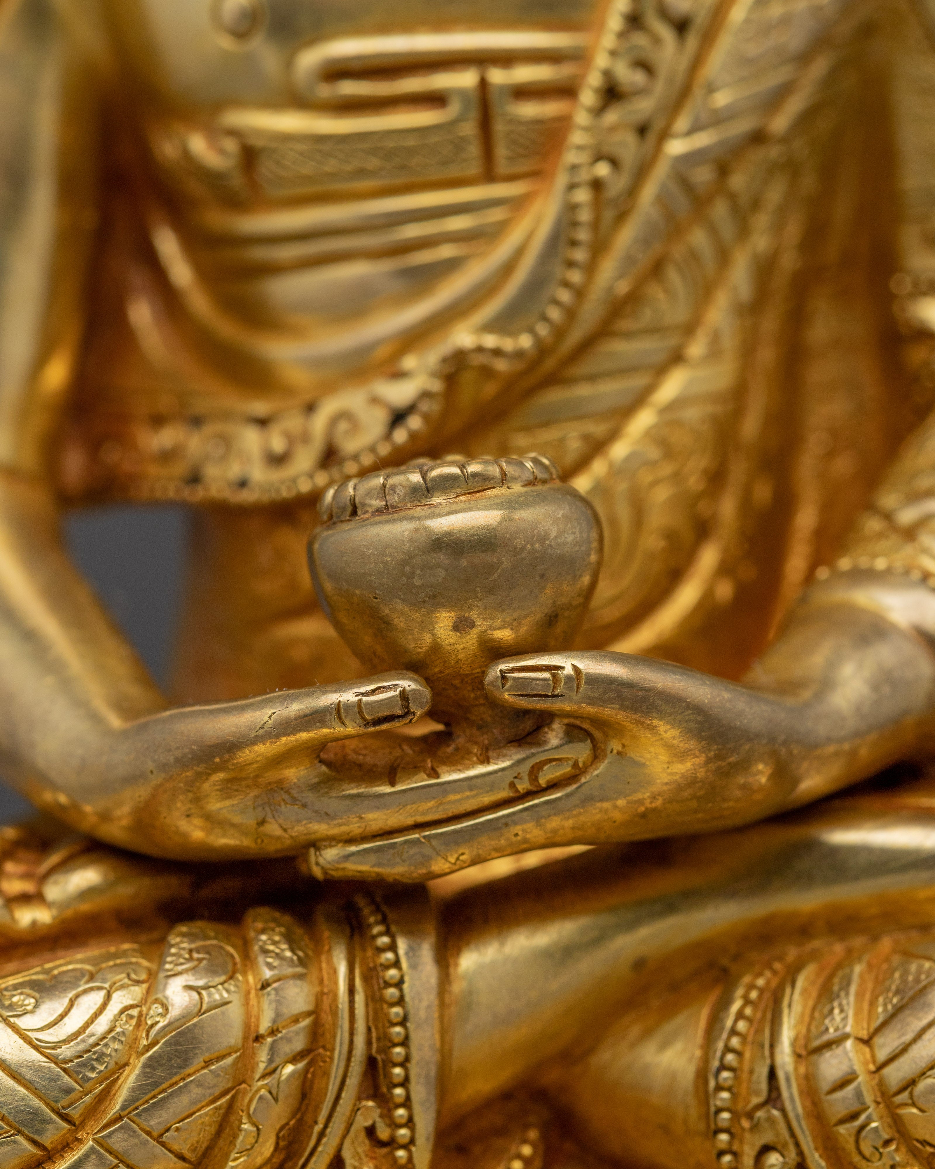 Himalayan Amitabha Buddha Statue | Sacred Sculpture