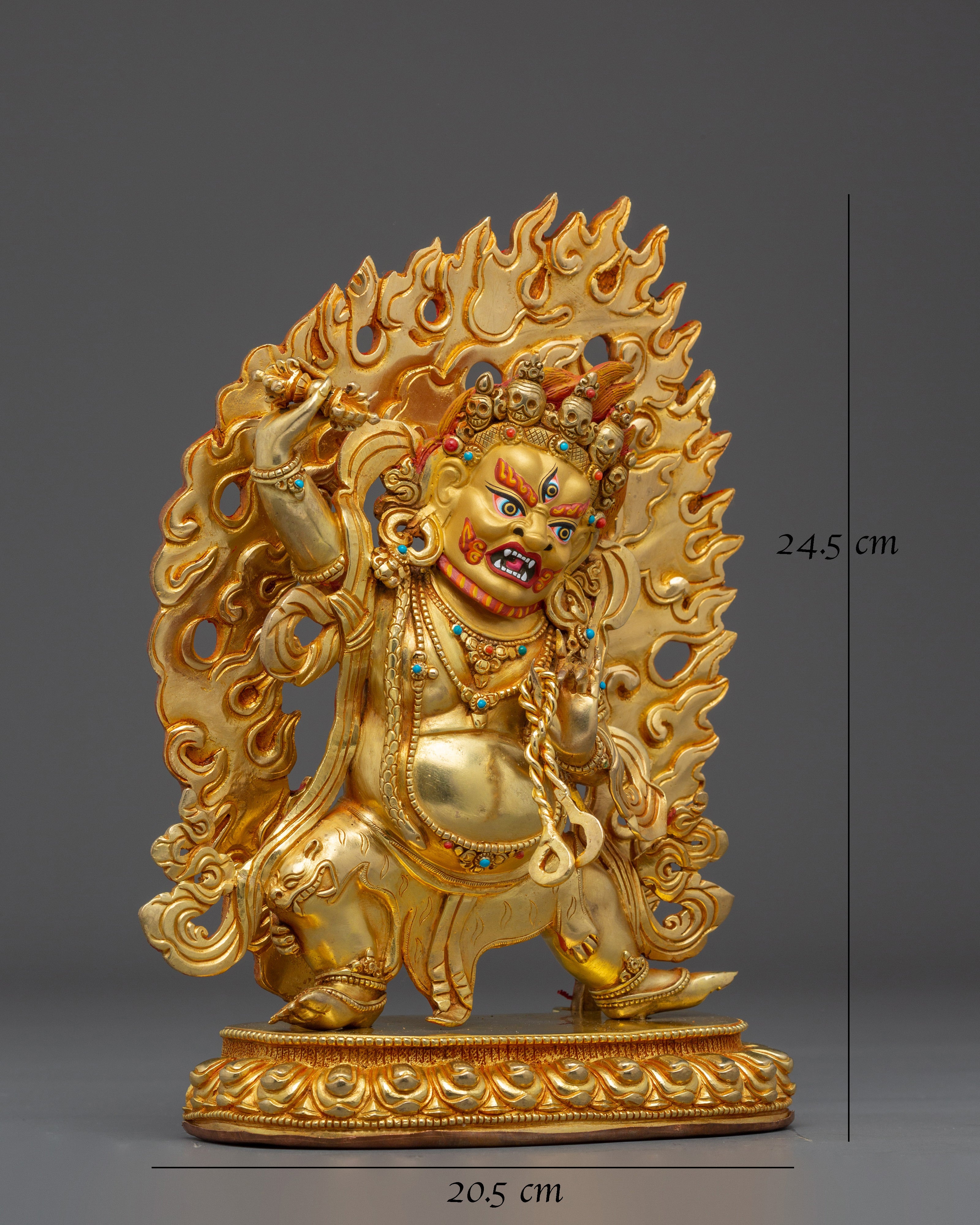 Vajrapani Art, Wrathful Protector And Thunderbolt Holder