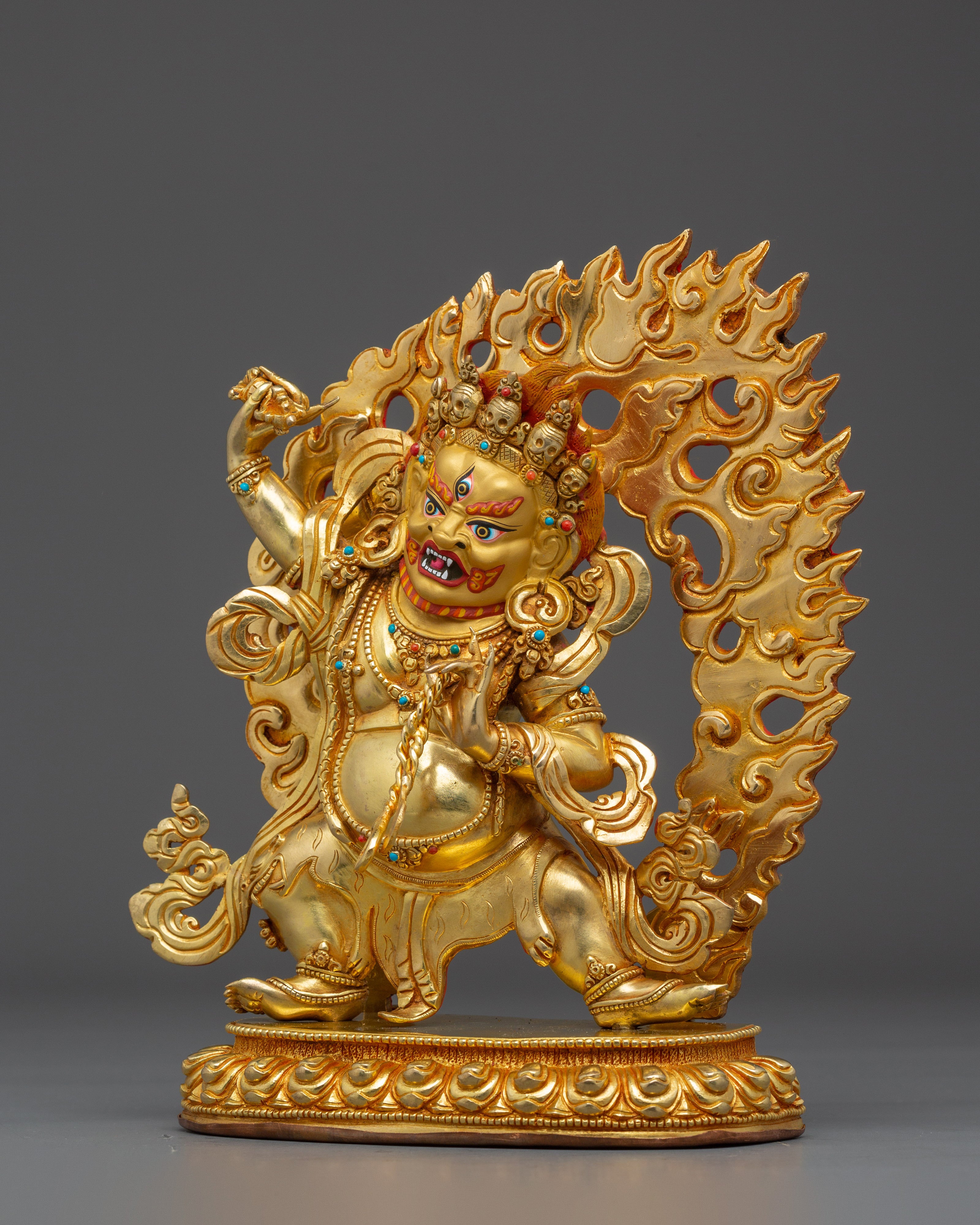 Vajrapani Art, Wrathful Protector And Thunderbolt Holder