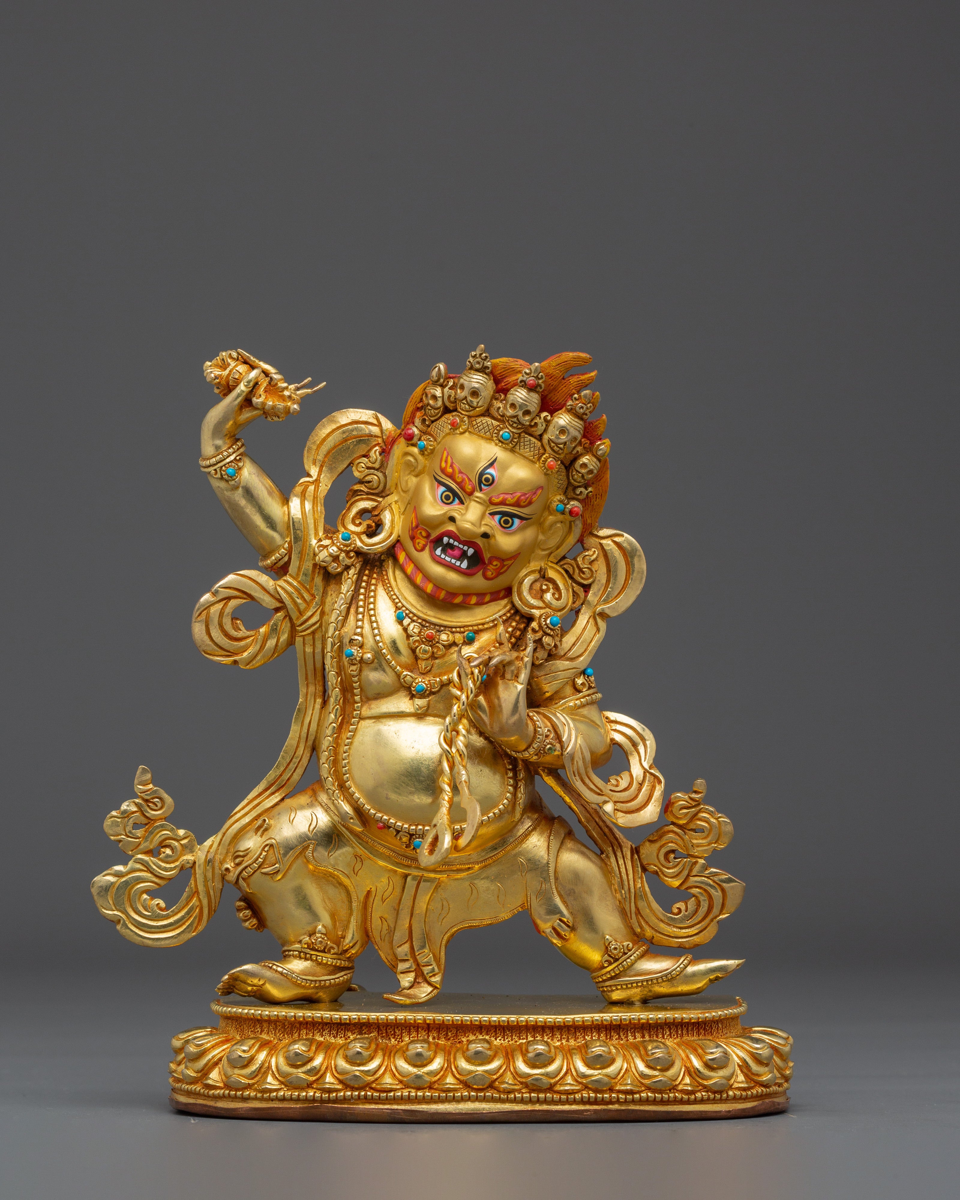 Vajrapani Art, Wrathful Protector And Thunderbolt Holder