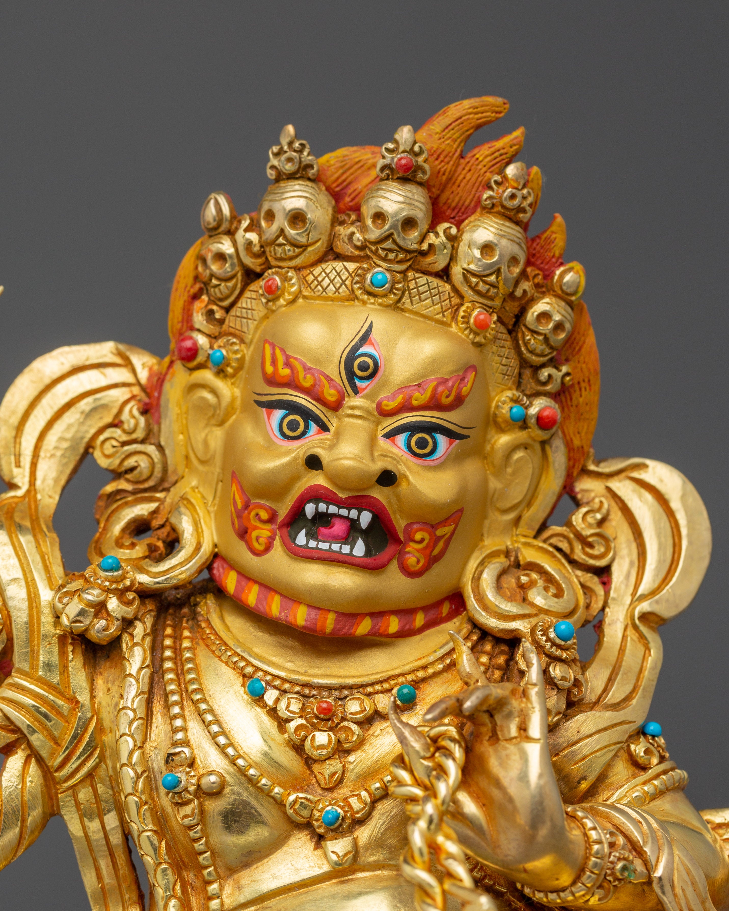 Vajrapani Art, Wrathful Protector And Thunderbolt Holder