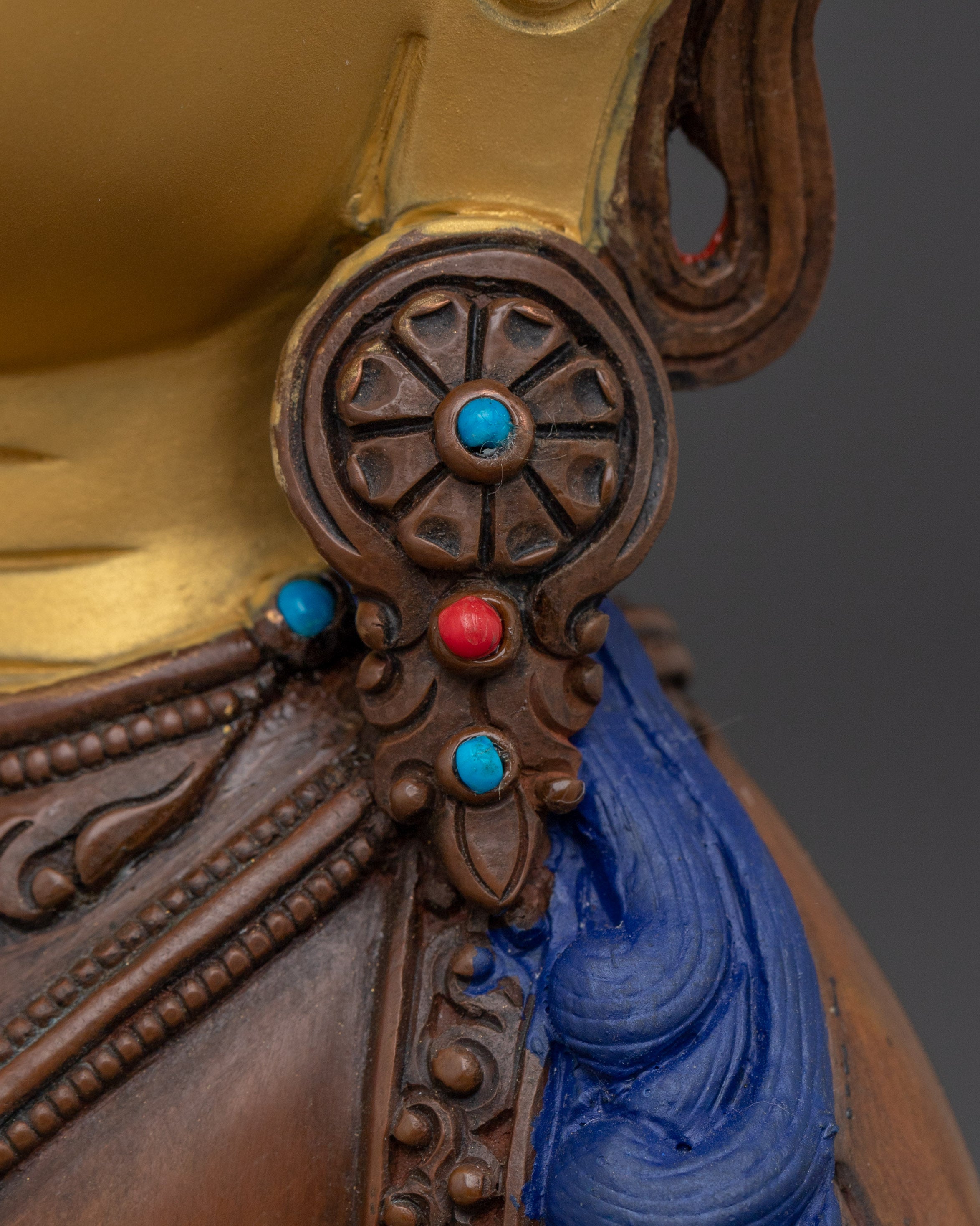 Sacred Oxidized Vajrasattva Figurine | Icon for Spiritual Healing