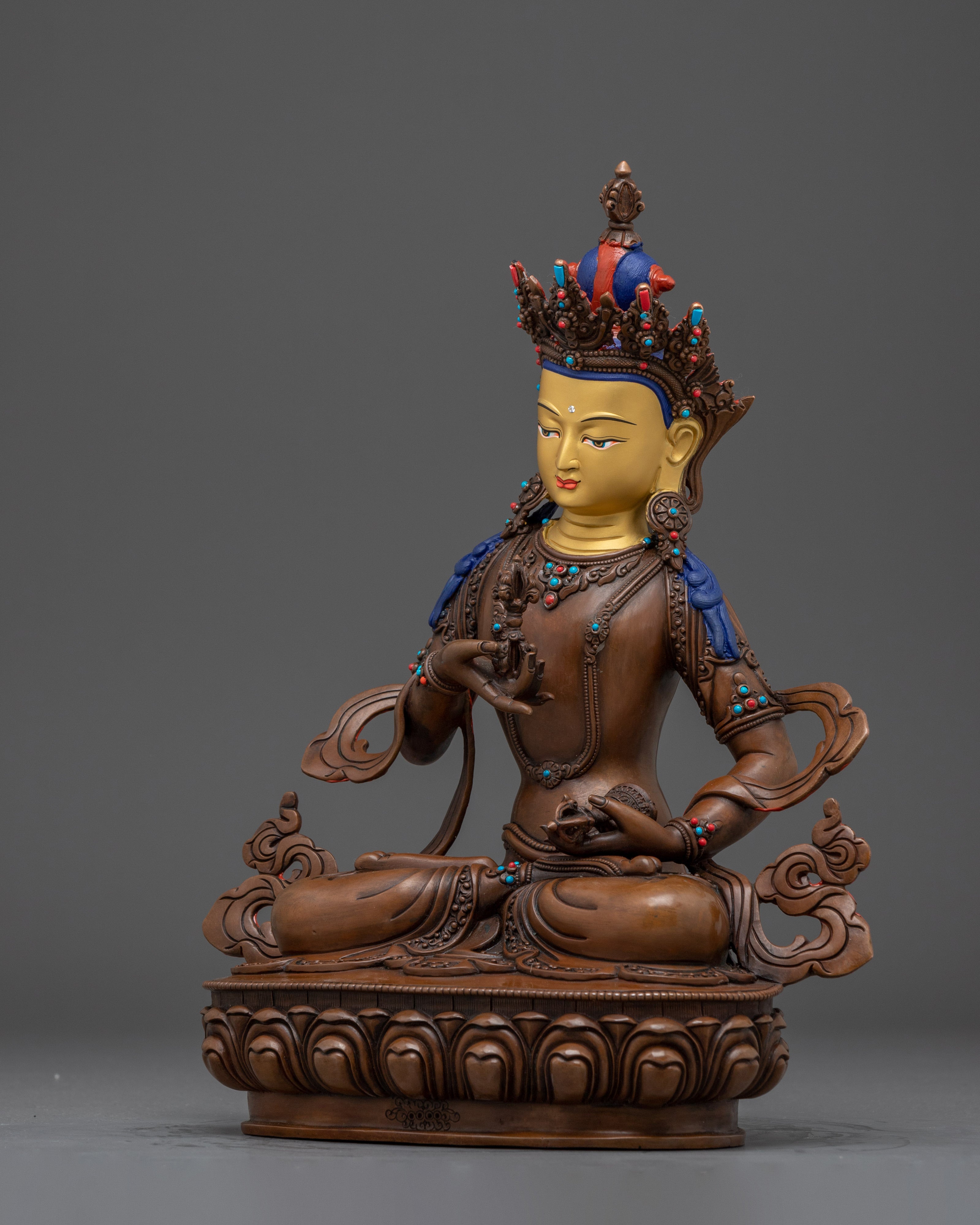 Sacred Oxidized Vajrasattva Figurine | Icon for Spiritual Healing