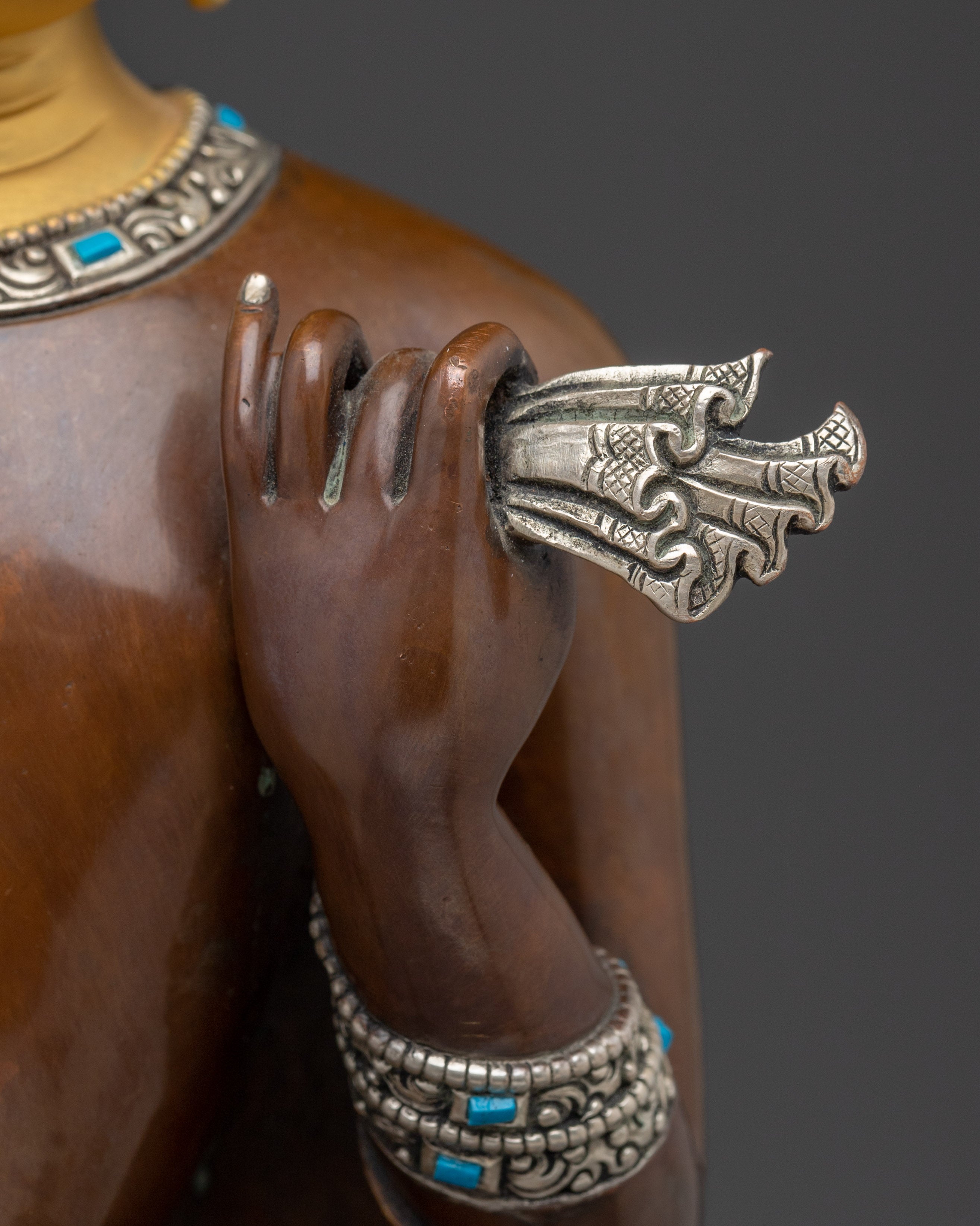 Standing Buddha Dipankara Statue | Tibetan Sculpture Art