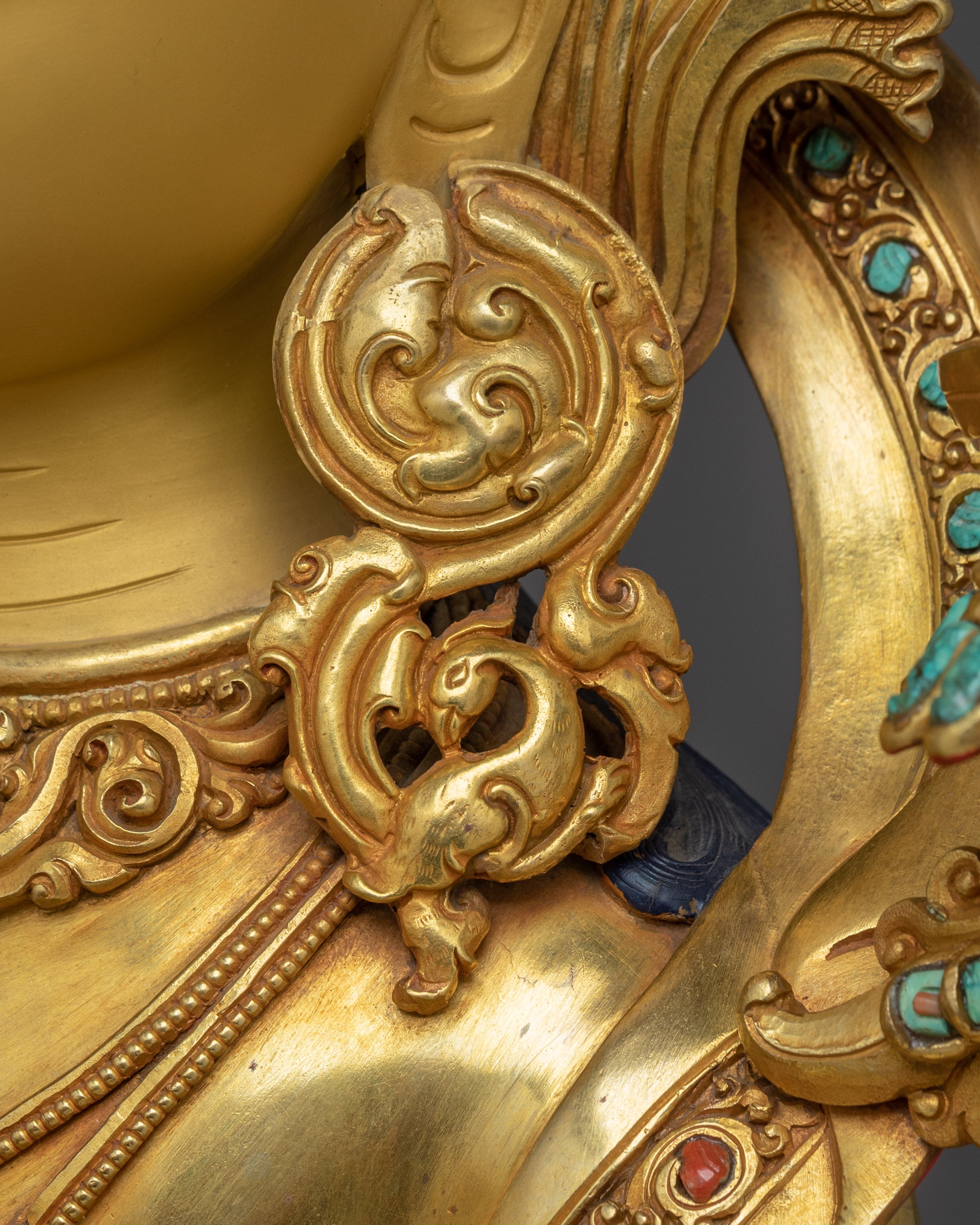 Manjushri Artwork: Golden Spiritual Decor