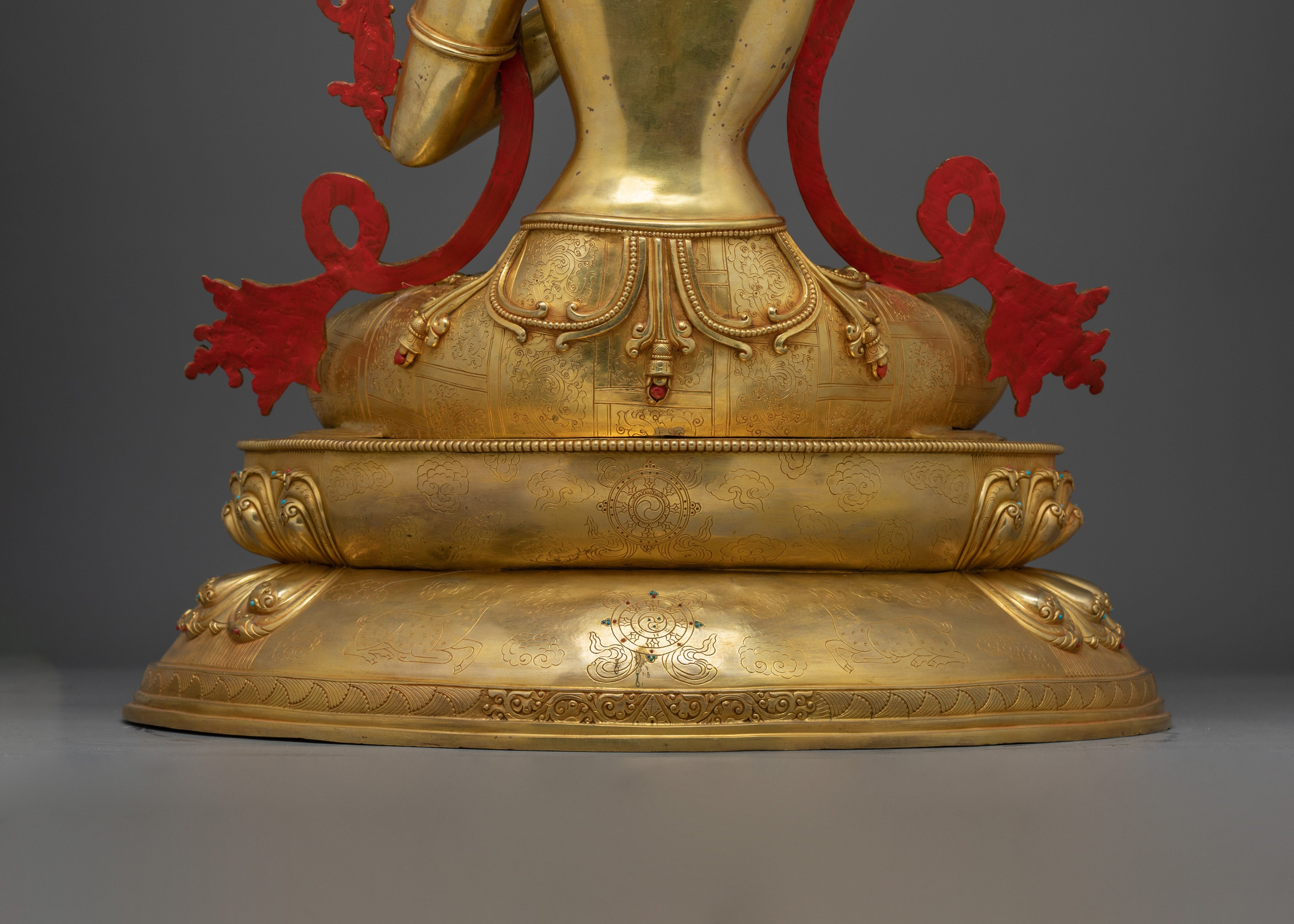 Manjushri Artwork: Golden Spiritual Decor
