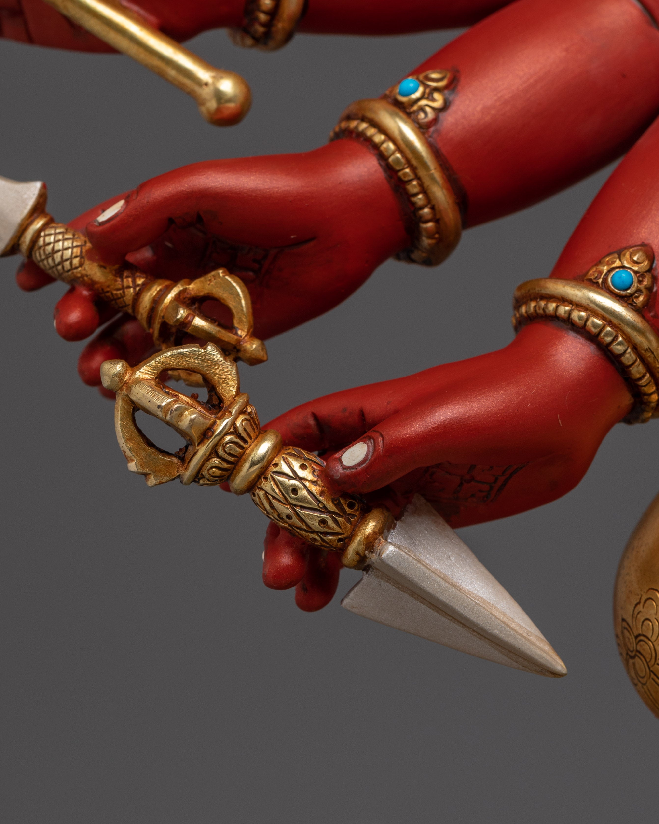 Multi-armed Ganesha Statue | Embodiment of Intelligence and Wisdom