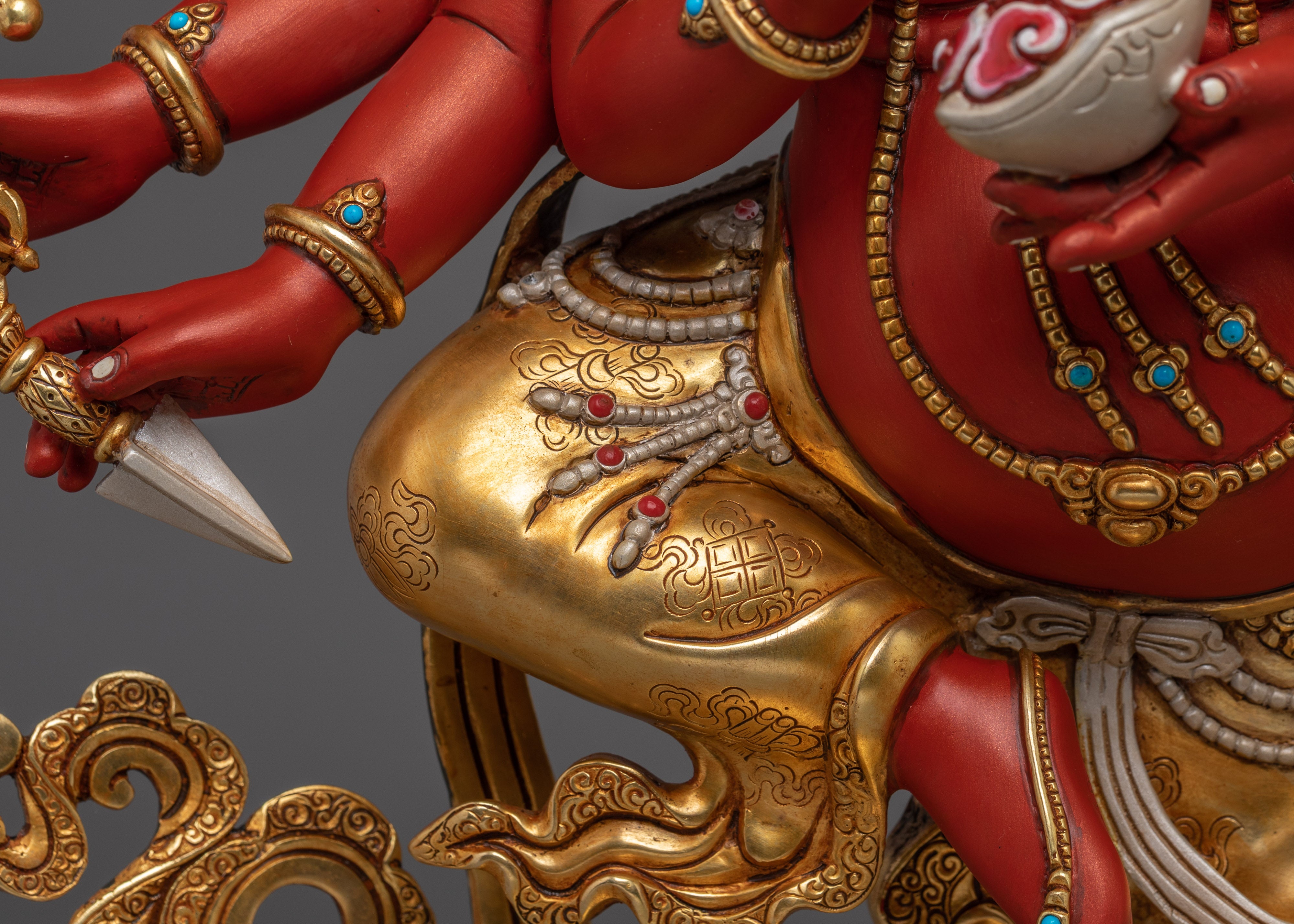 Multi-armed Ganesha Statue | Embodiment of Intelligence and Wisdom