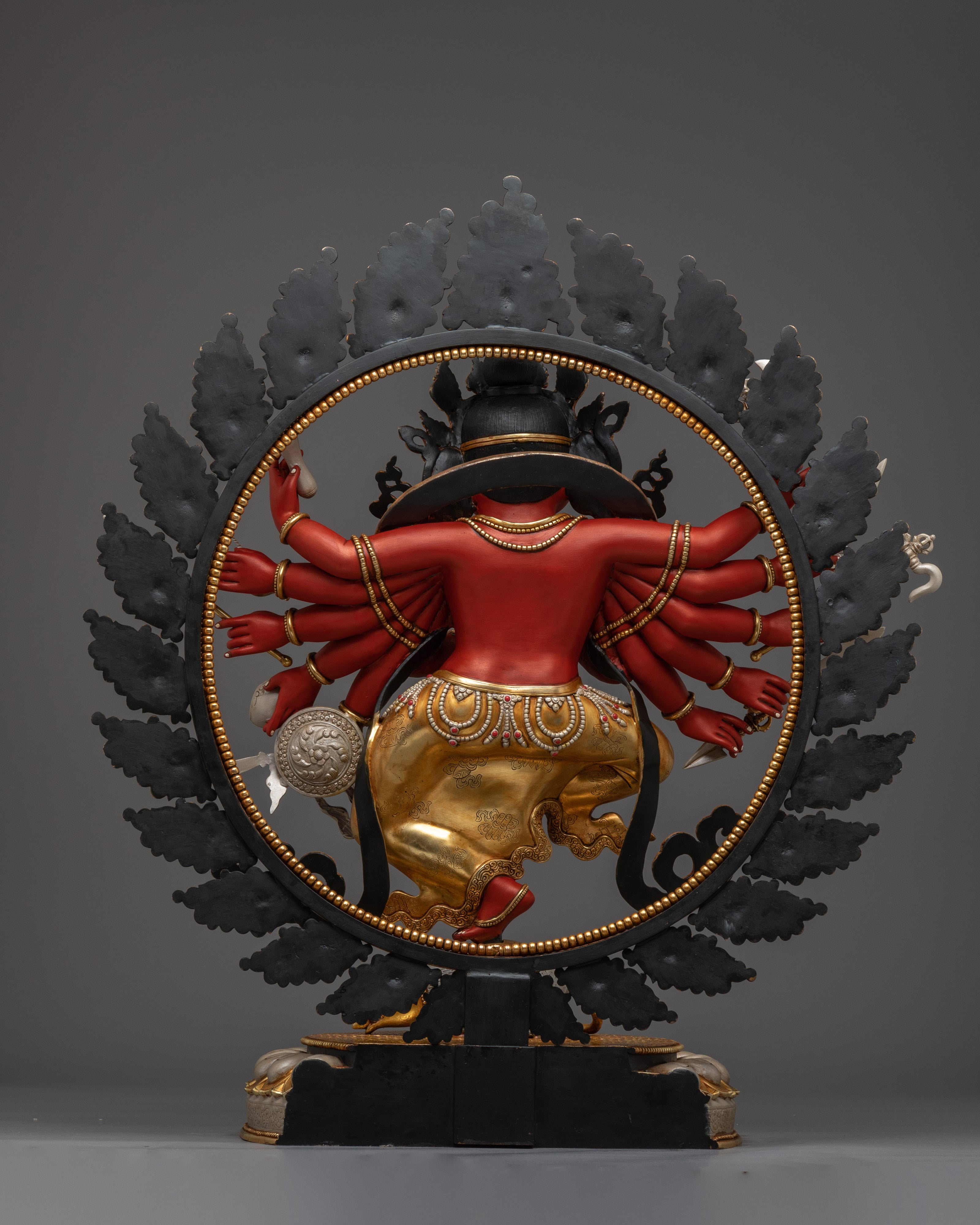 Multi-armed Ganesha Statue | Embodiment of Intelligence and Wisdom