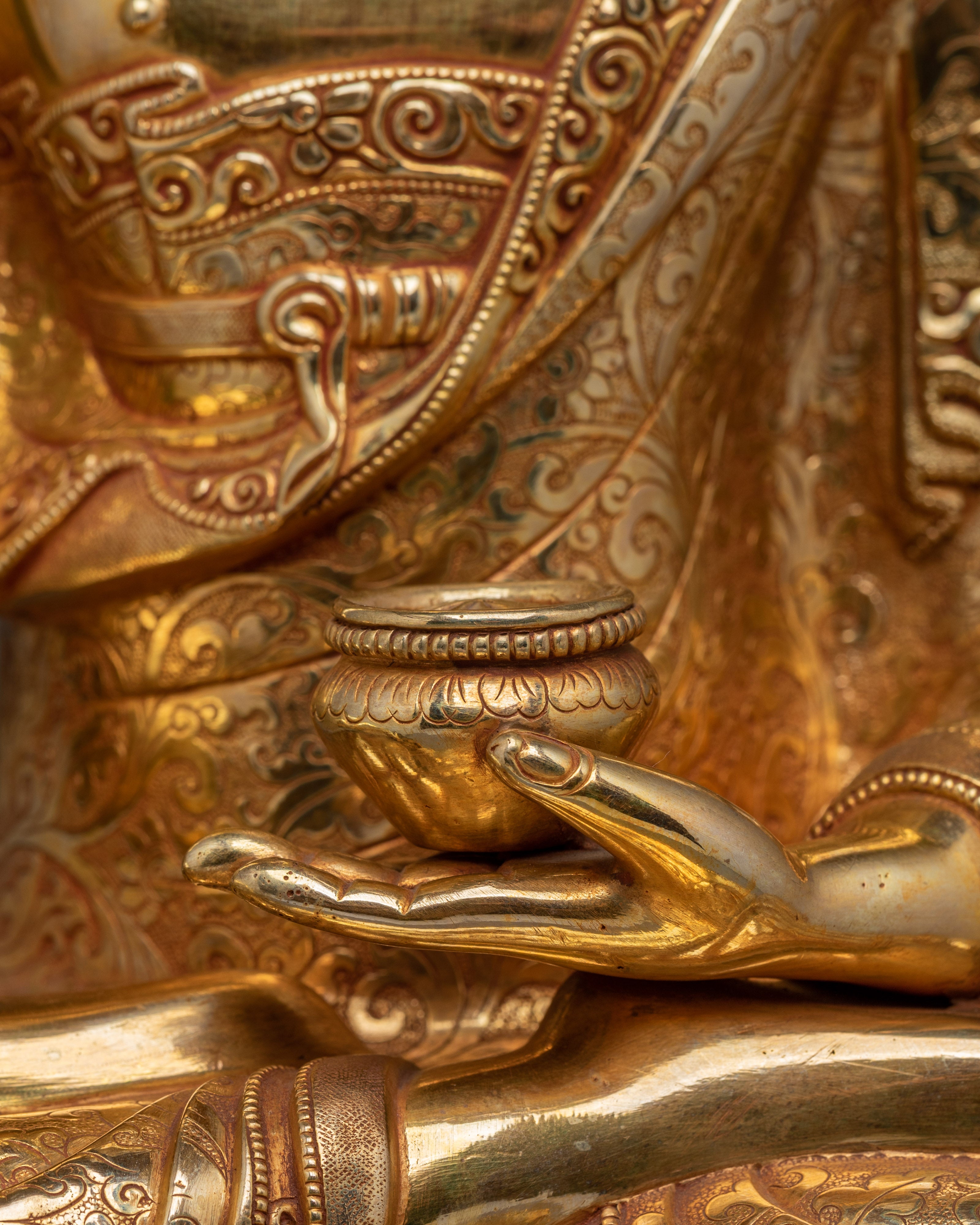Meditation Idol Shakyamuni Buddha Art | Himalayan Wisdom Statue