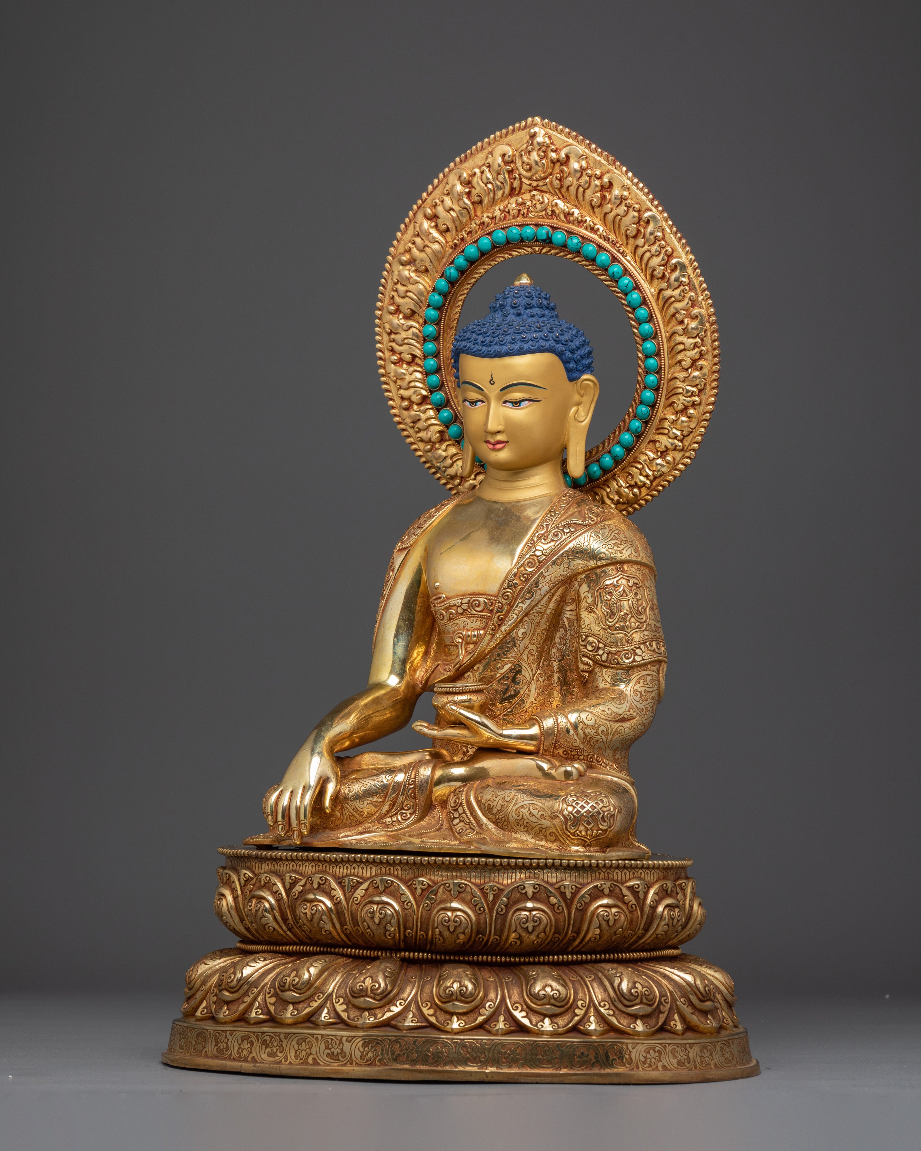 Meditation Idol Shakyamuni Buddha Art | Himalayan Wisdom Statue