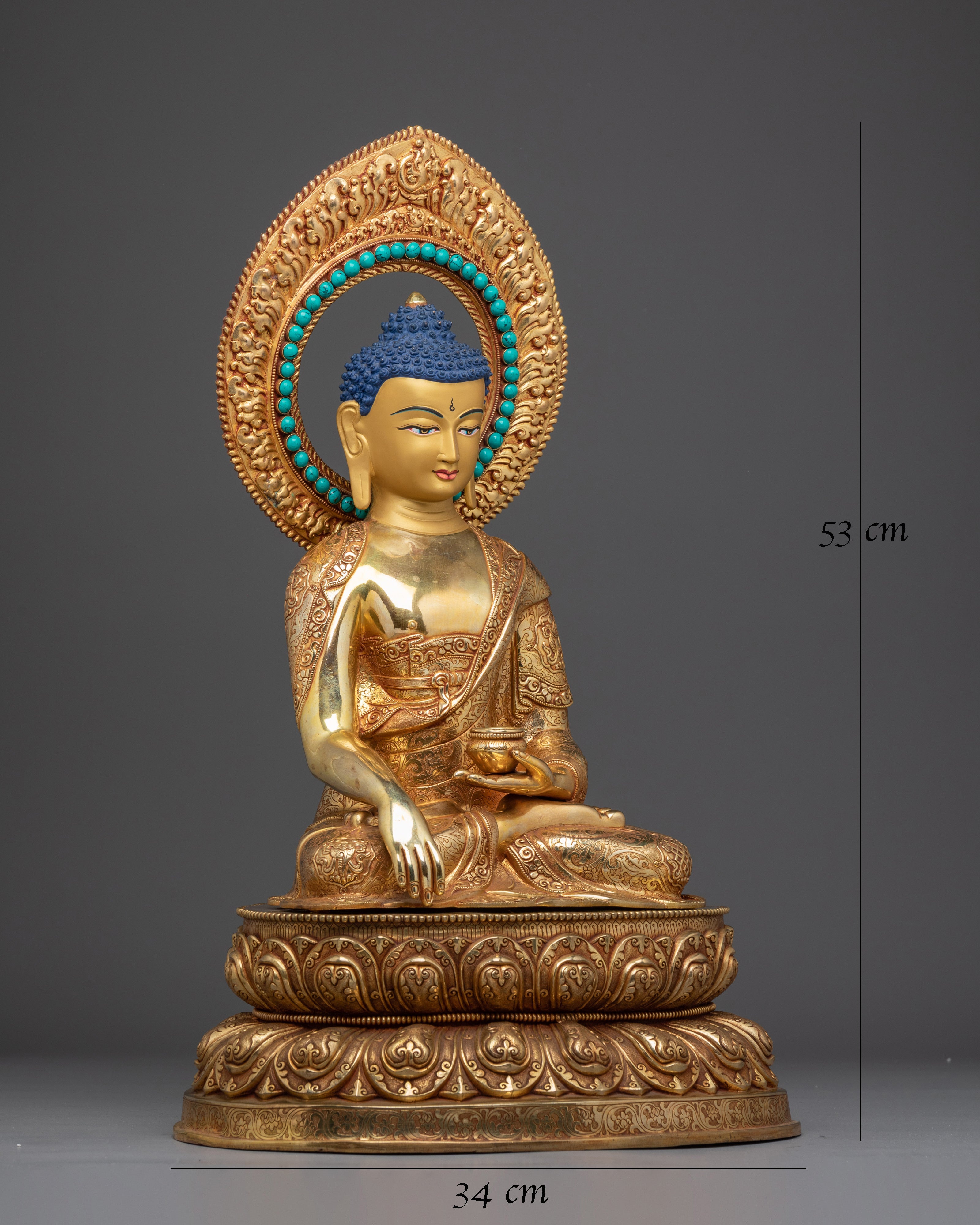 Meditation Idol Shakyamuni Buddha Art