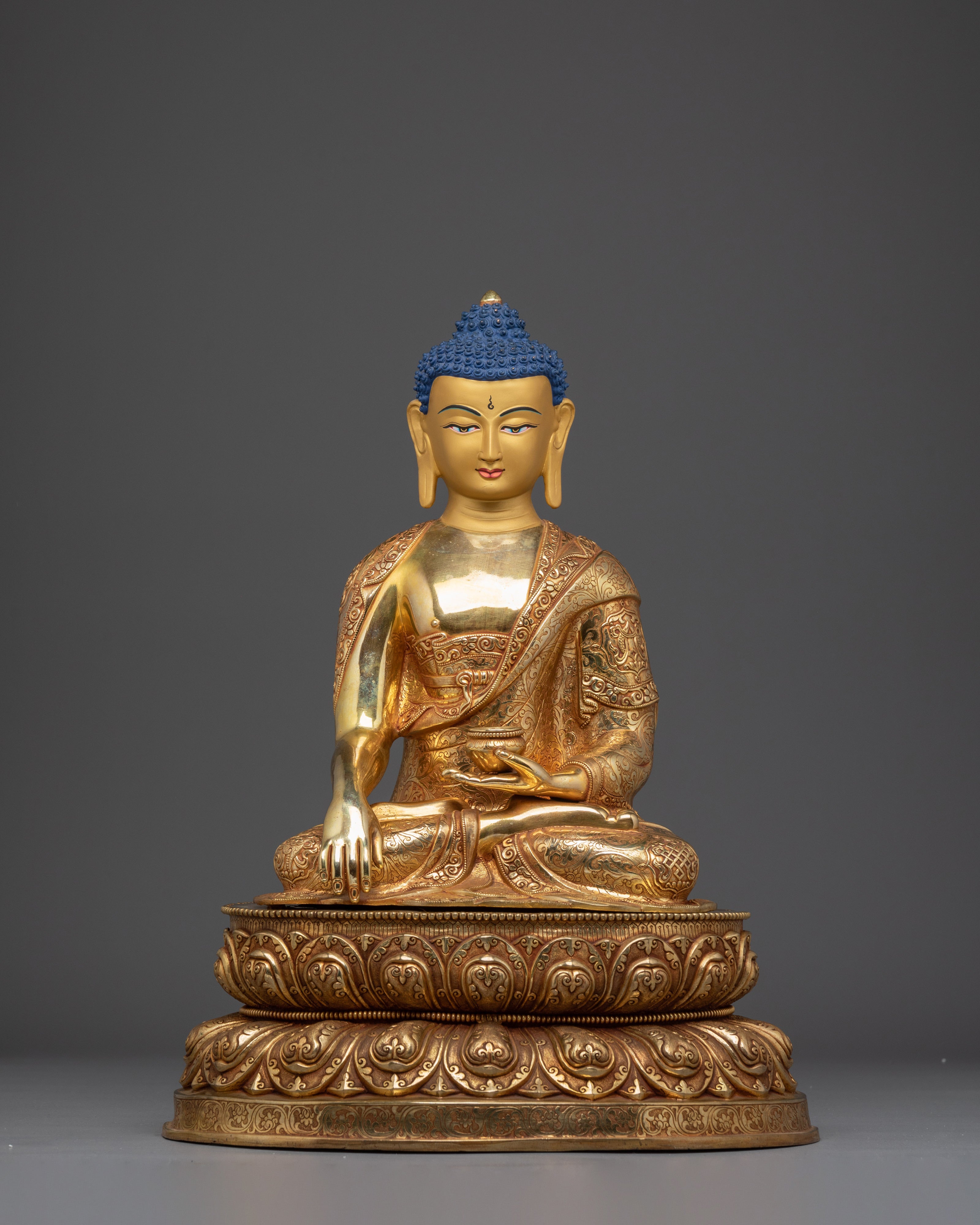 Meditation Idol Shakyamuni Buddha Art | Himalayan Wisdom Statue