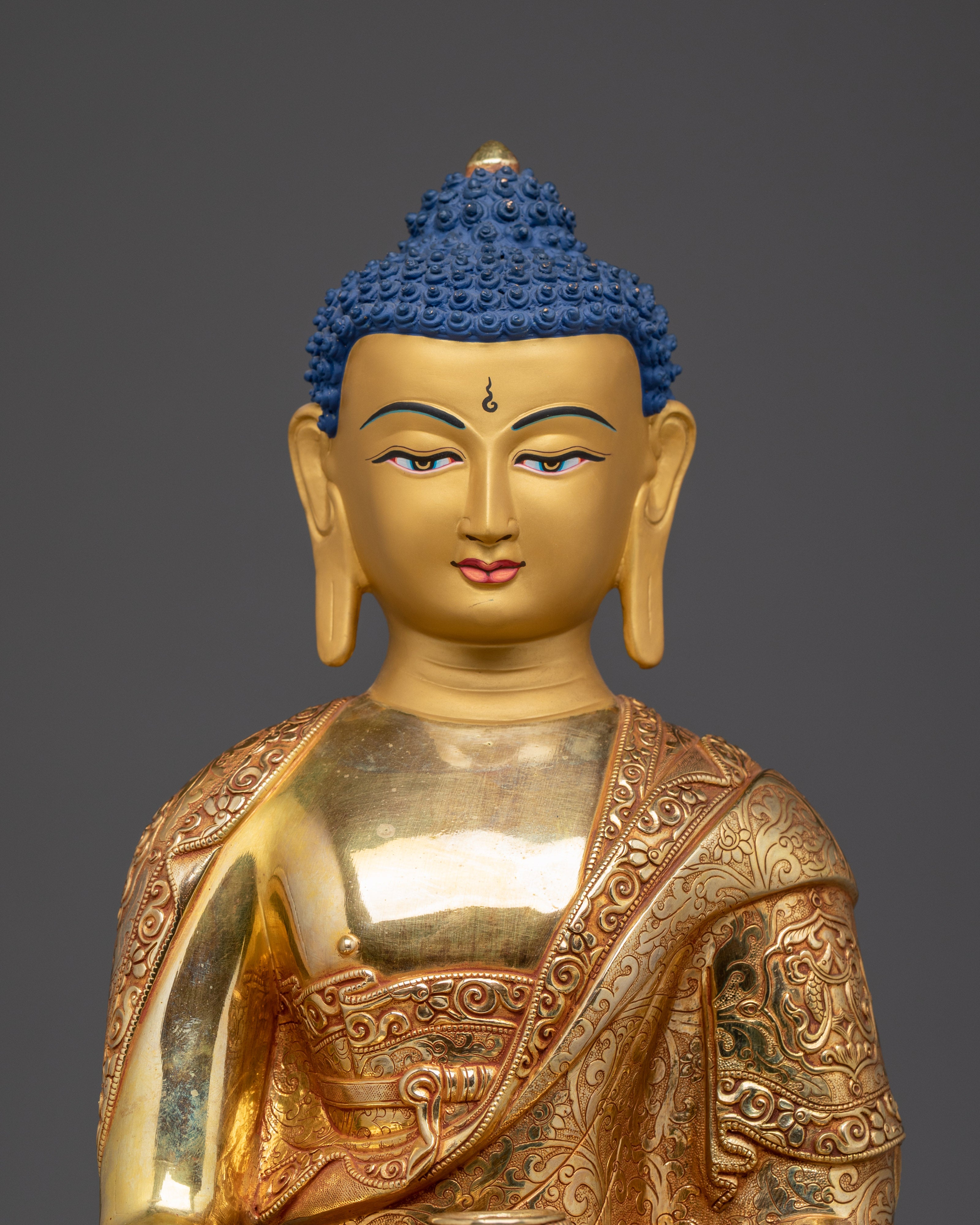 Meditation Idol Shakyamuni Buddha Art | Himalayan Wisdom Statue