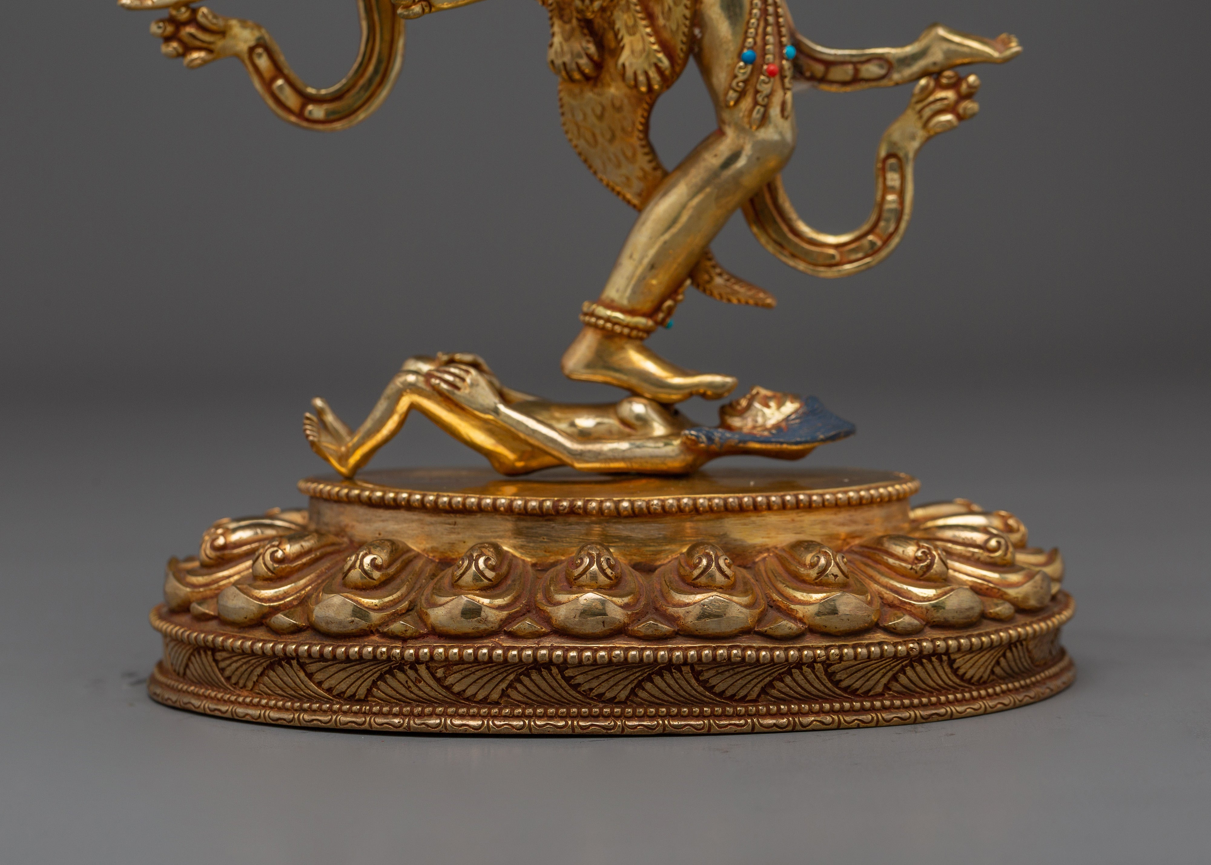 Vajrayana Artwork of Troma Nagmo | Black Wrathful Mother