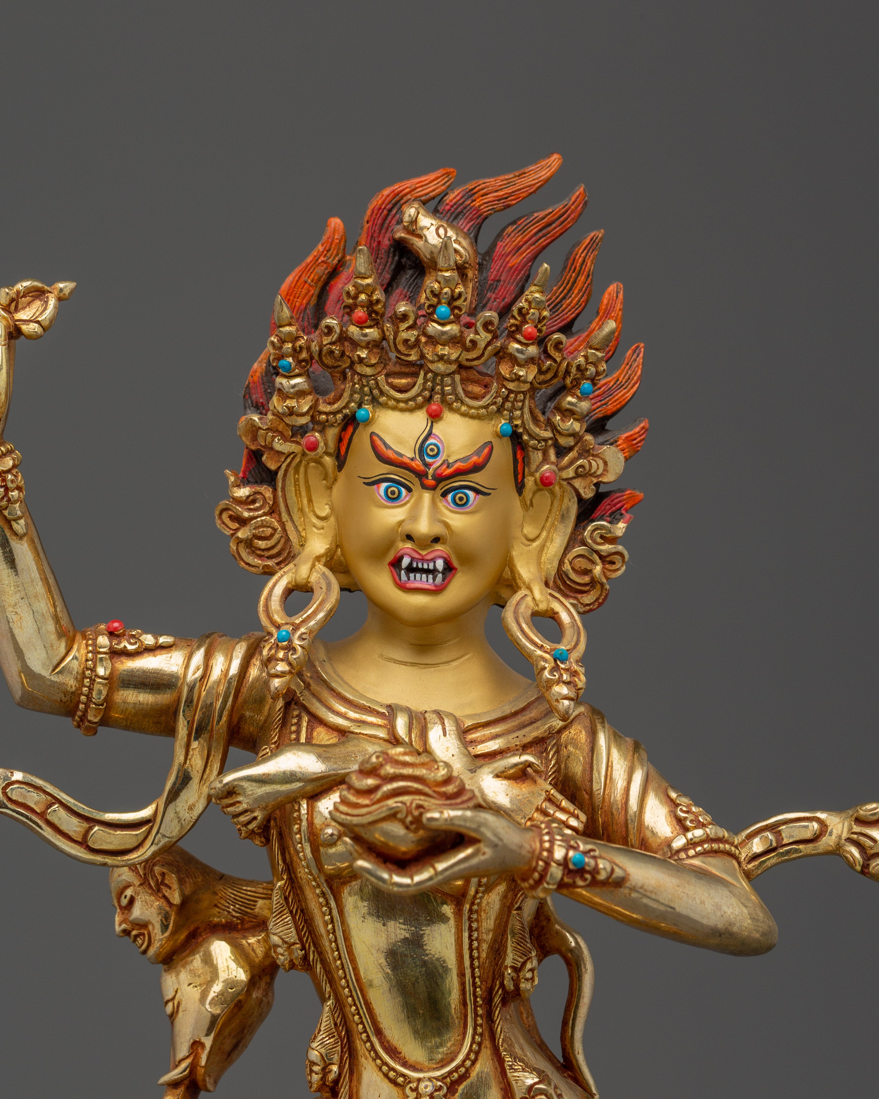 Vajrayana Artwork of Troma Nagmo | Black Wrathful Mother