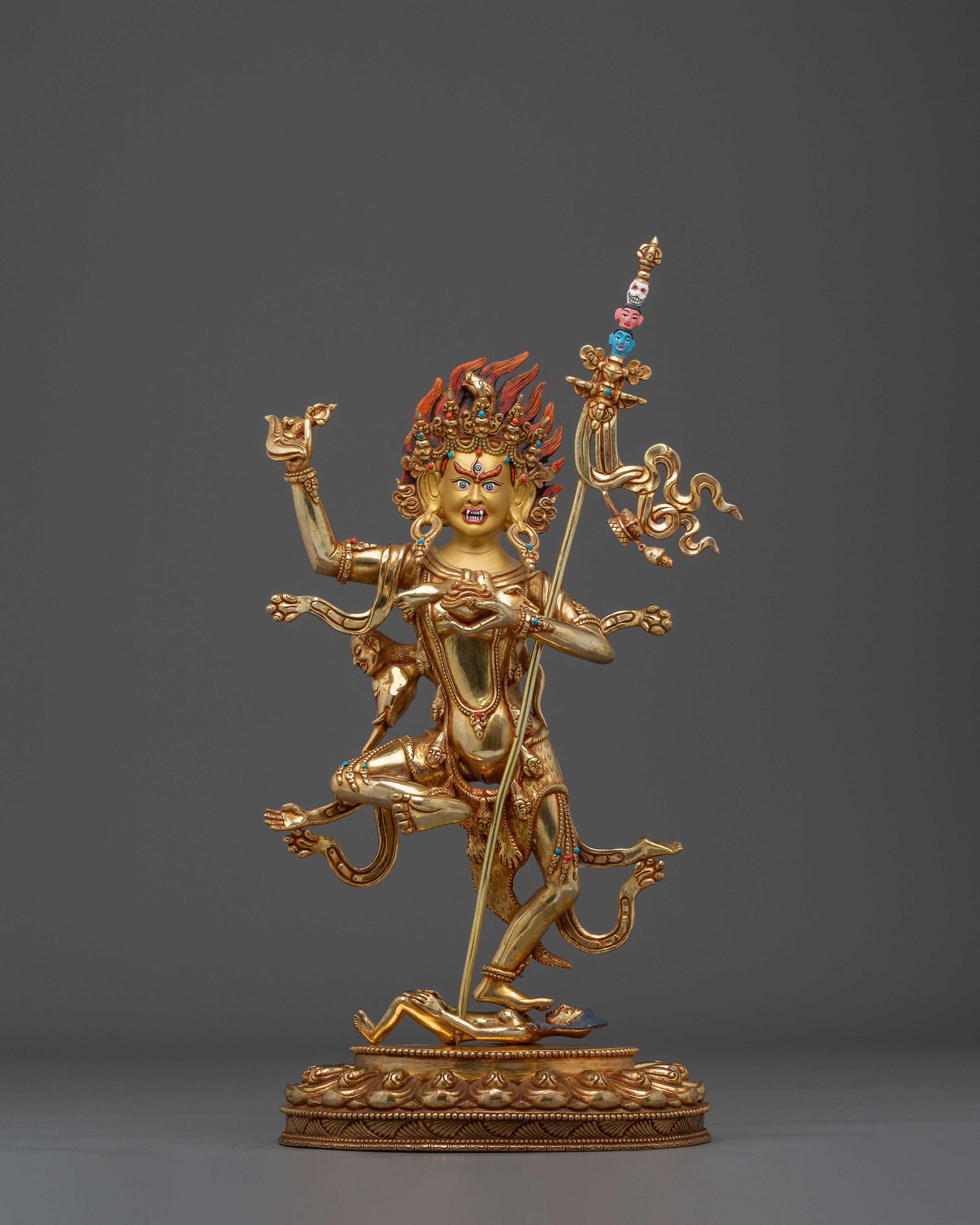 Vajrayana Artwork of Troma Nagmo | Black Wrathful Mother