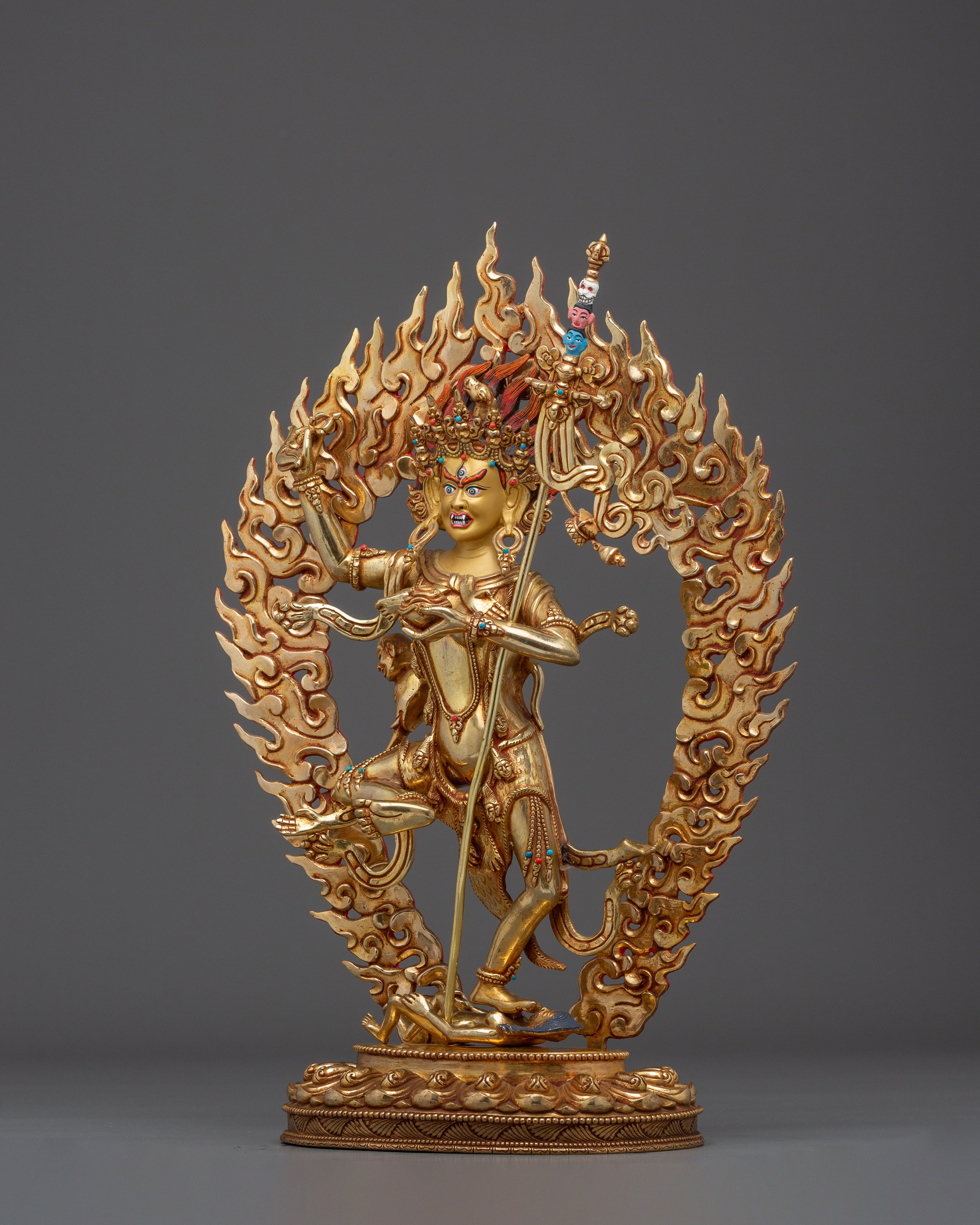 Vajrayana Artwork of Troma Nagmo | Black Wrathful Mother