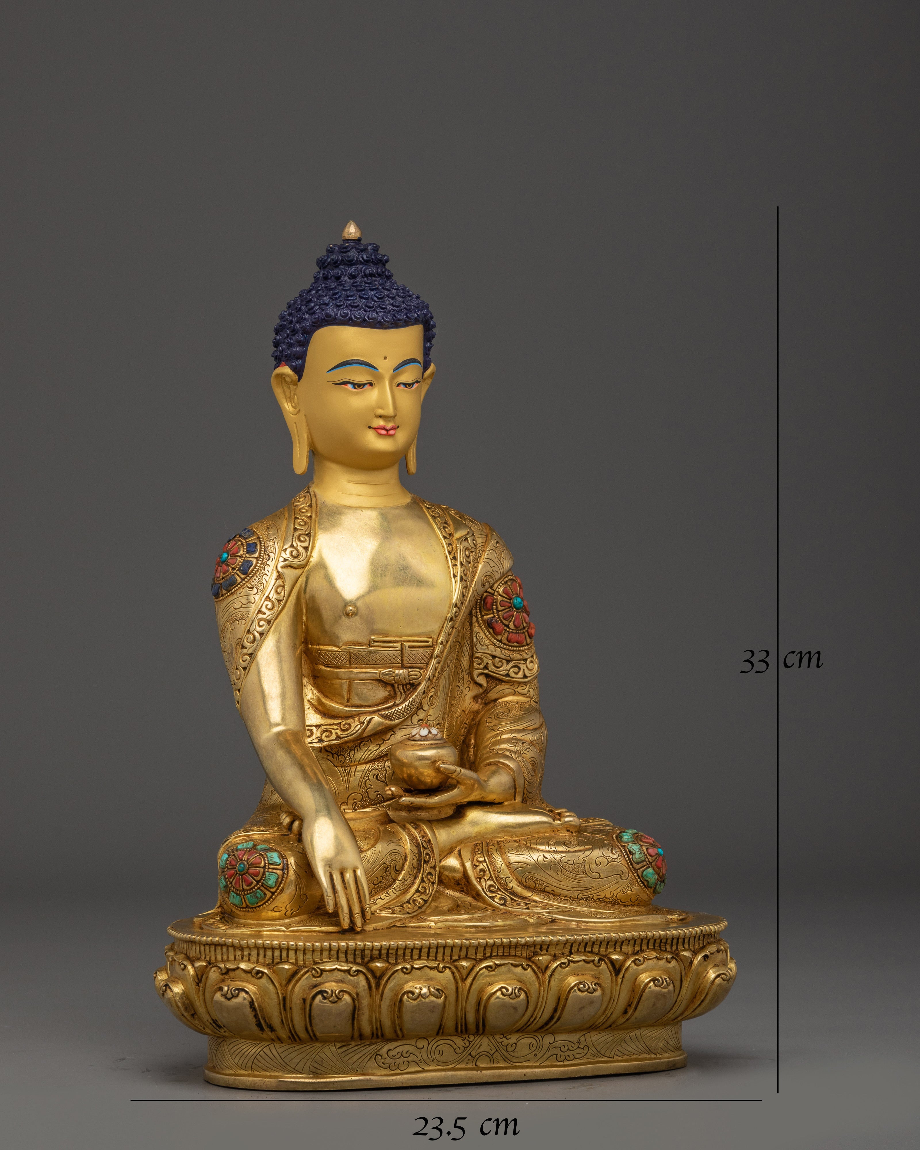 Shakyamuni Buddha Art, Peaceful Sage Sculpture