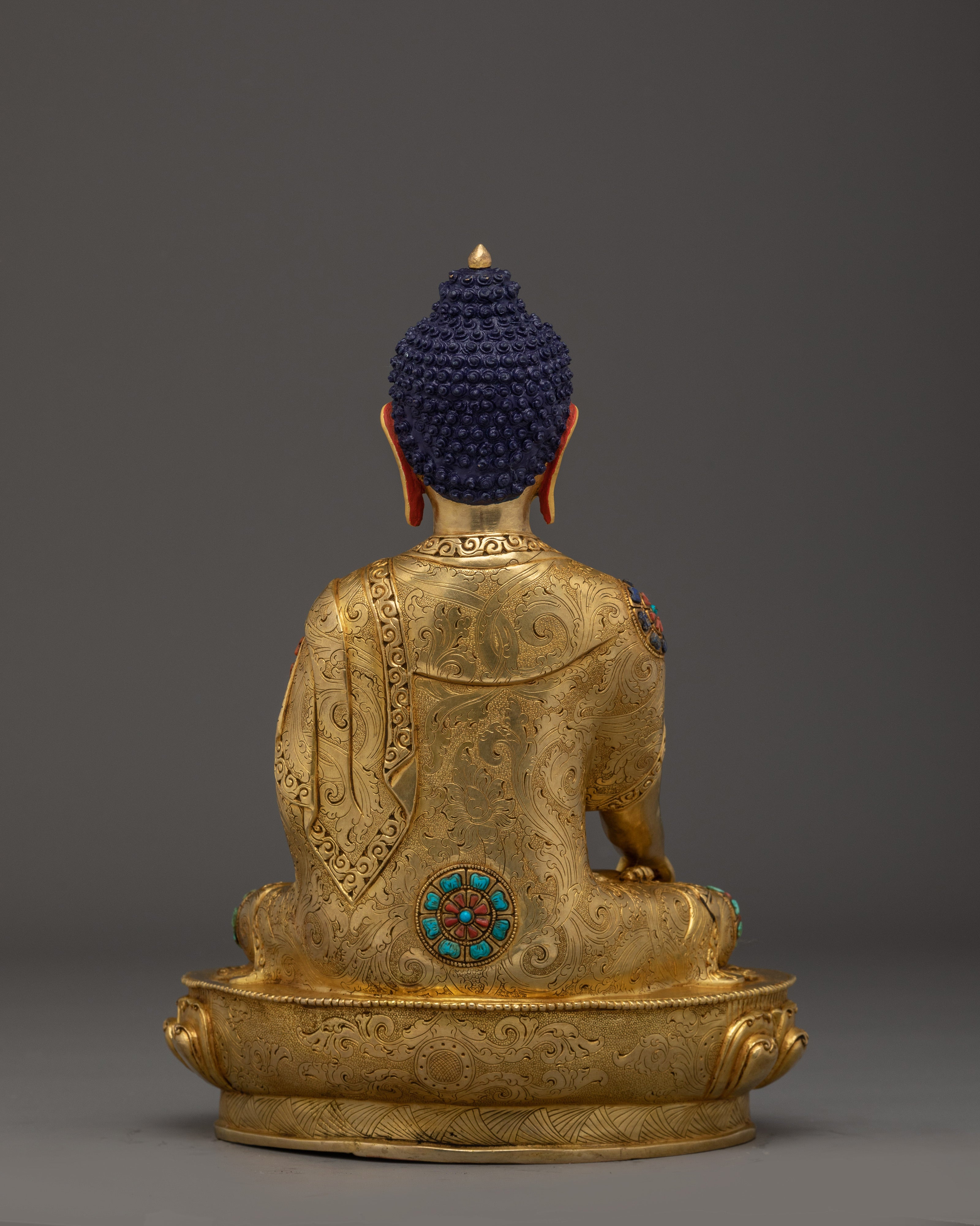 Shakyamuni Buddha Art, Peaceful Sage Sculpture | Handcrafted Tibetan Symbol