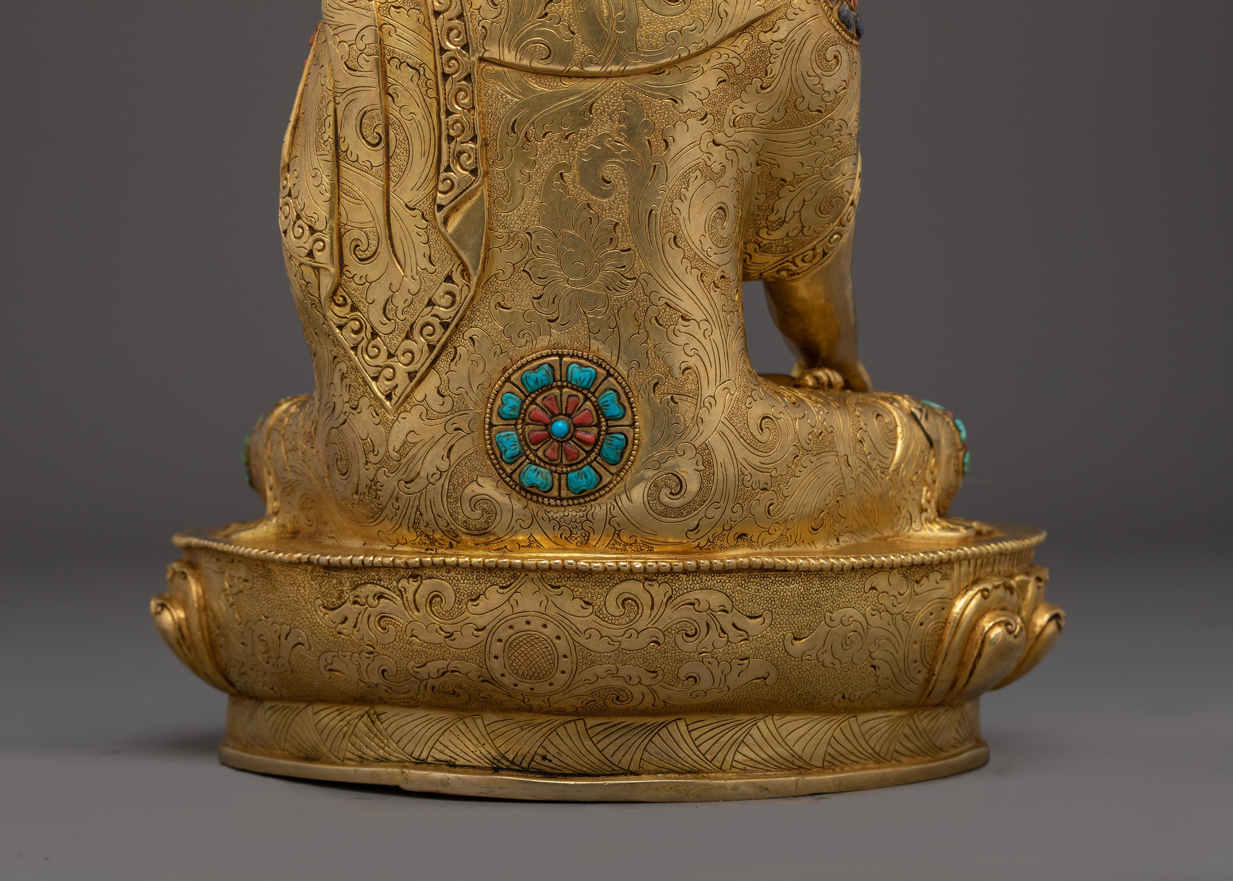 Shakyamuni Buddha Art, Peaceful Sage Sculpture | Handcrafted Tibetan Symbol