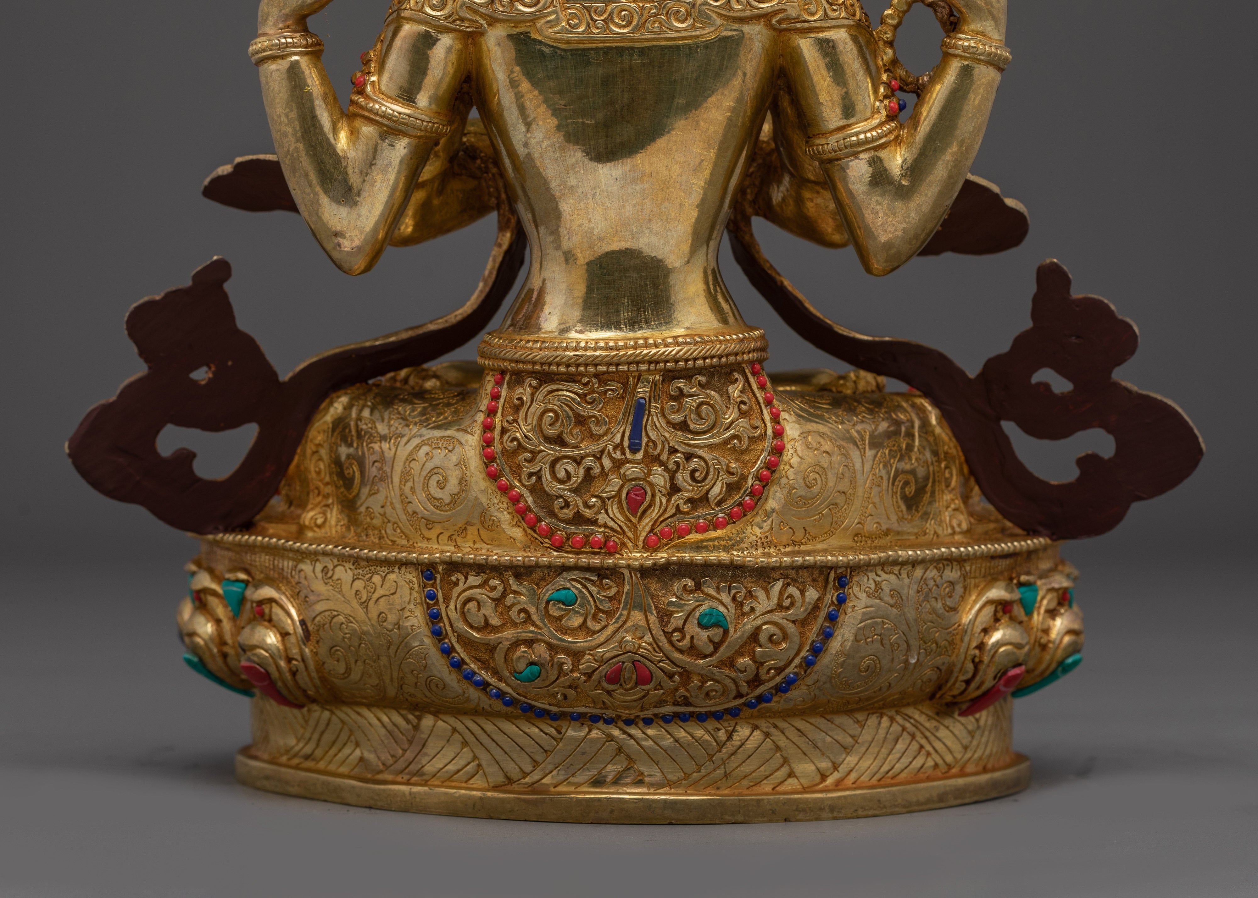 Compassion Buddha Chenrezig Art | Peaceful Sculpture for Sacred Space and Meditation