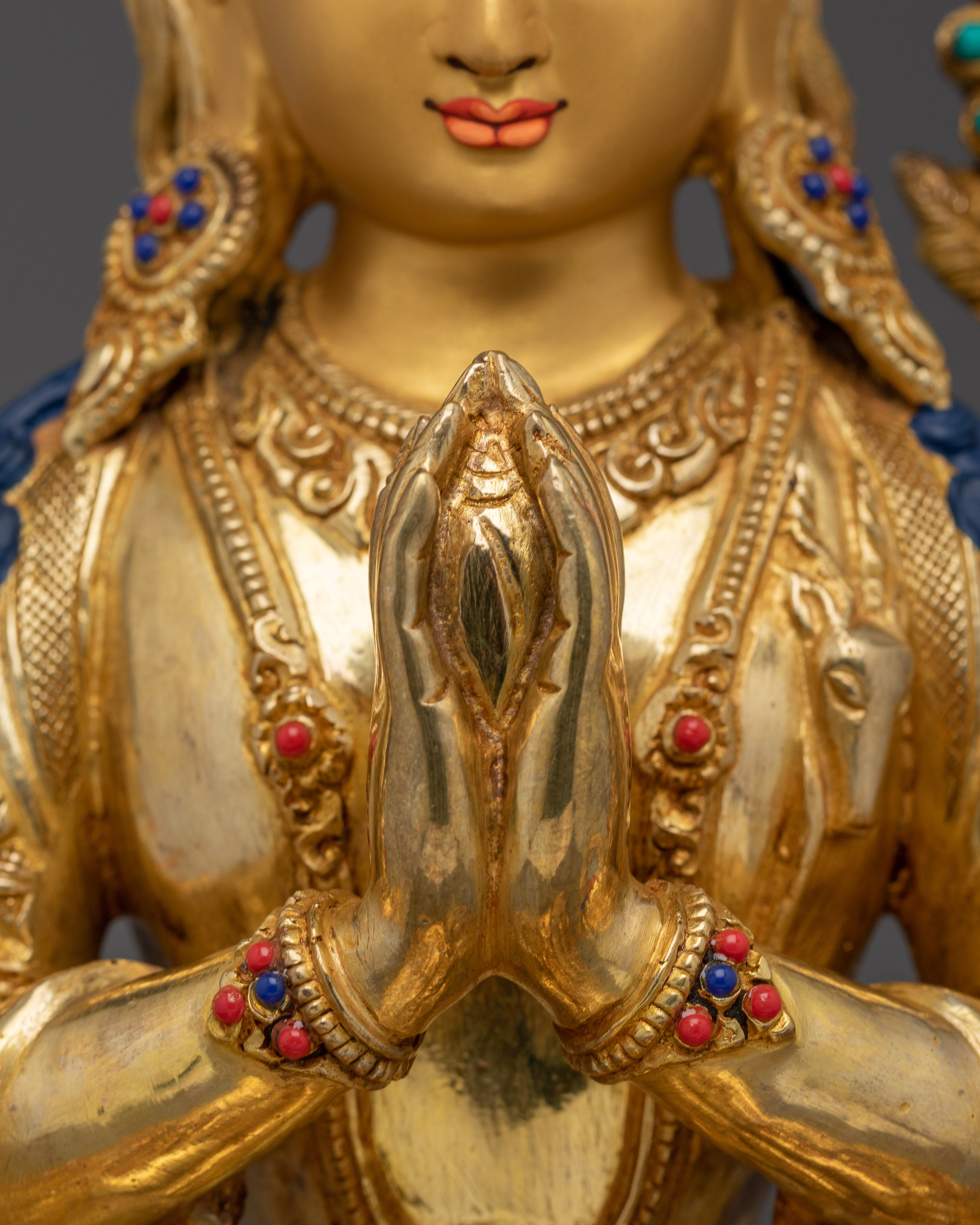 Compassion Buddha Chenrezig Art | Peaceful Sculpture for Sacred Space and Meditation