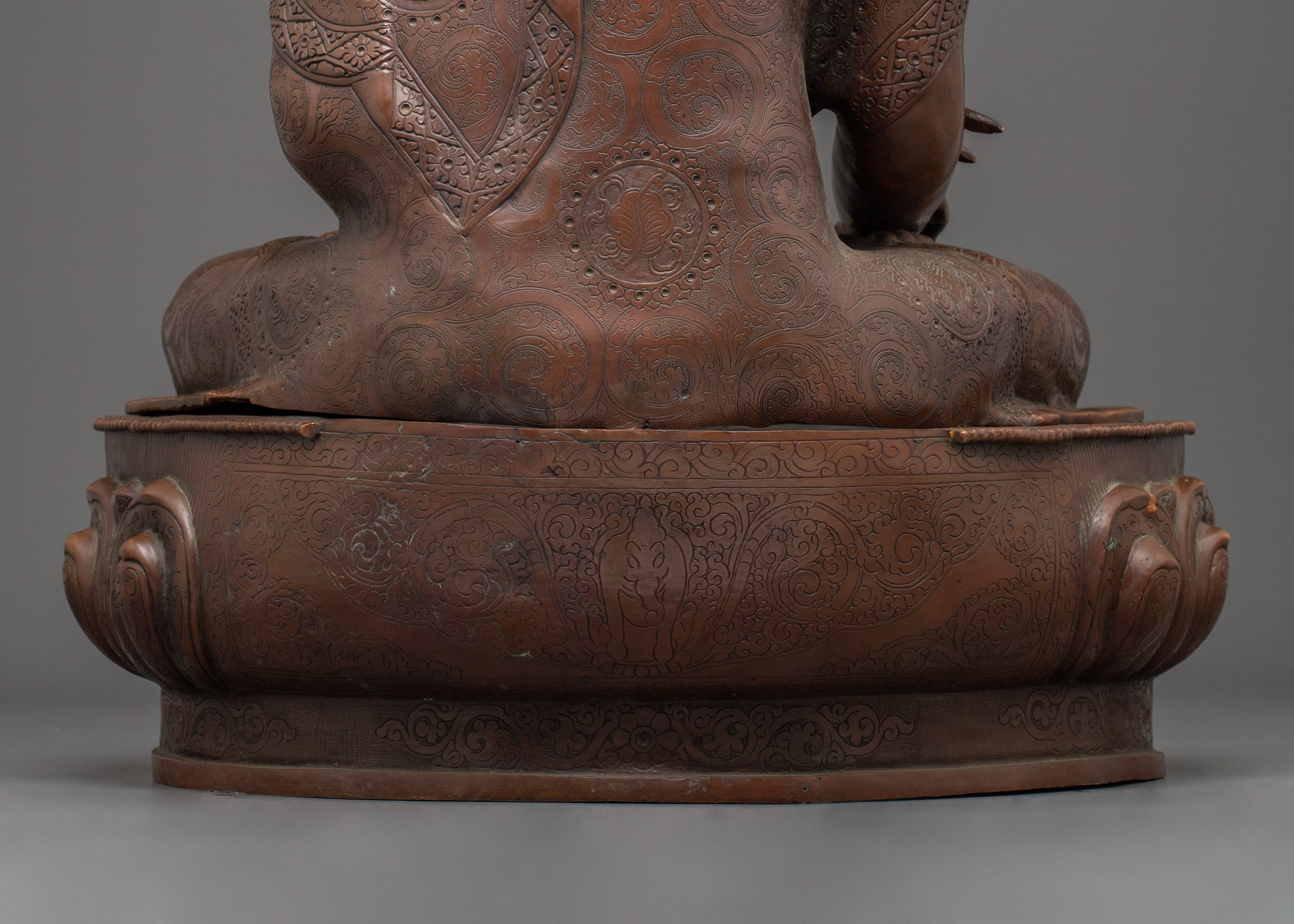 Dhyani Buddha of Medicine Oxidized Figure | The Healer of the Mind and Body