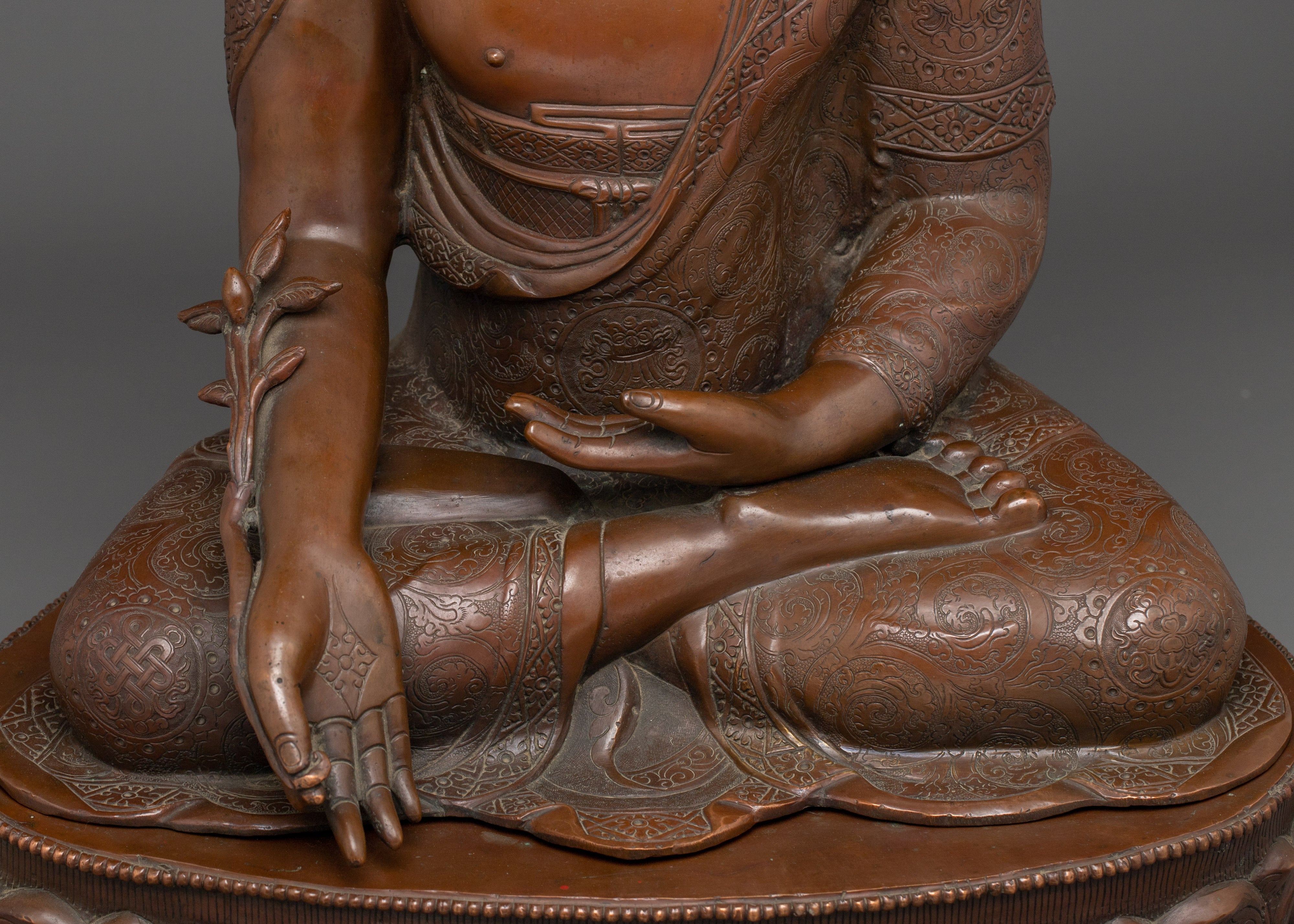 Dhyani Buddha of Medicine Oxidized Figure | The Healer of the Mind and Body
