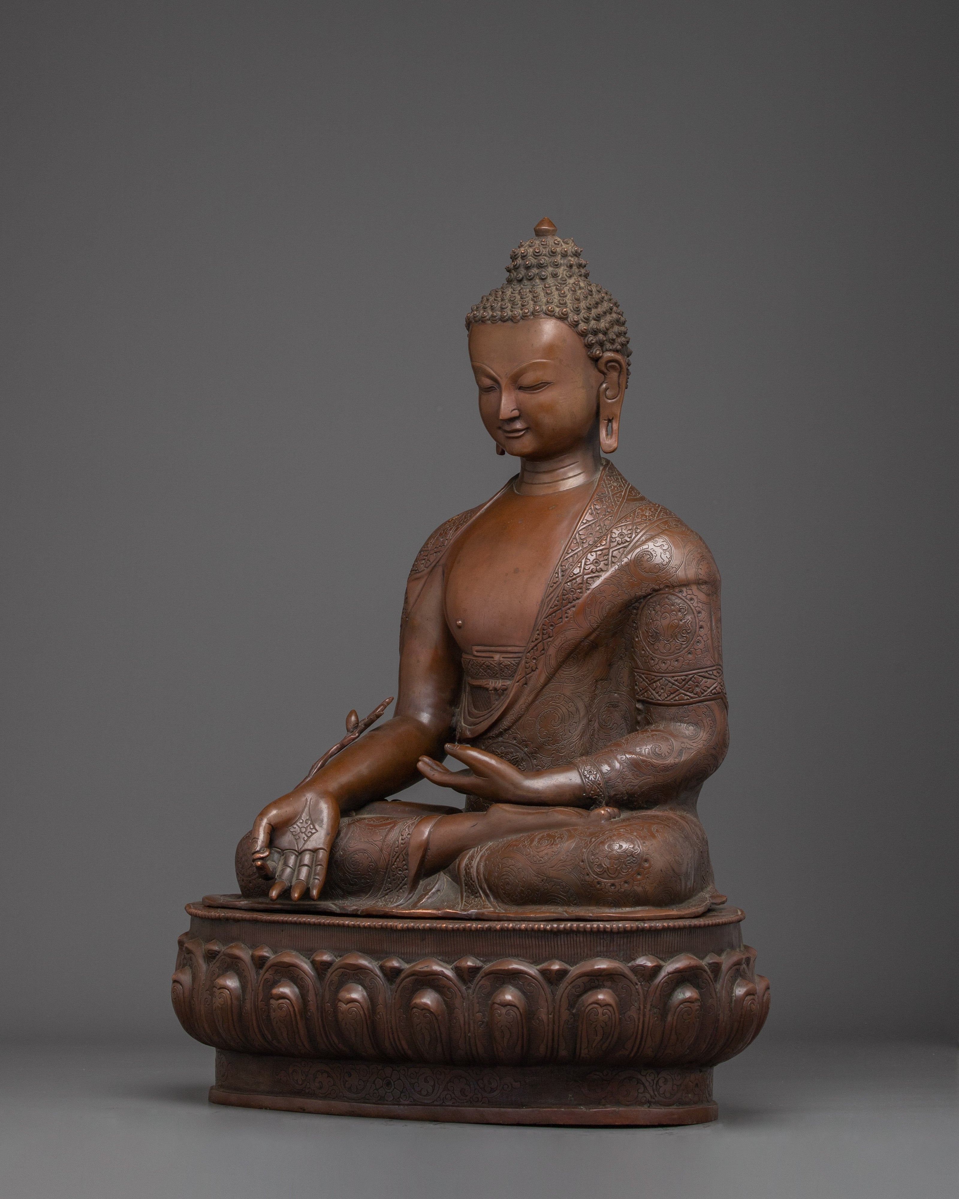 Dhyani Buddha of Medicine Oxidized Figure | The Healer of the Mind and Body