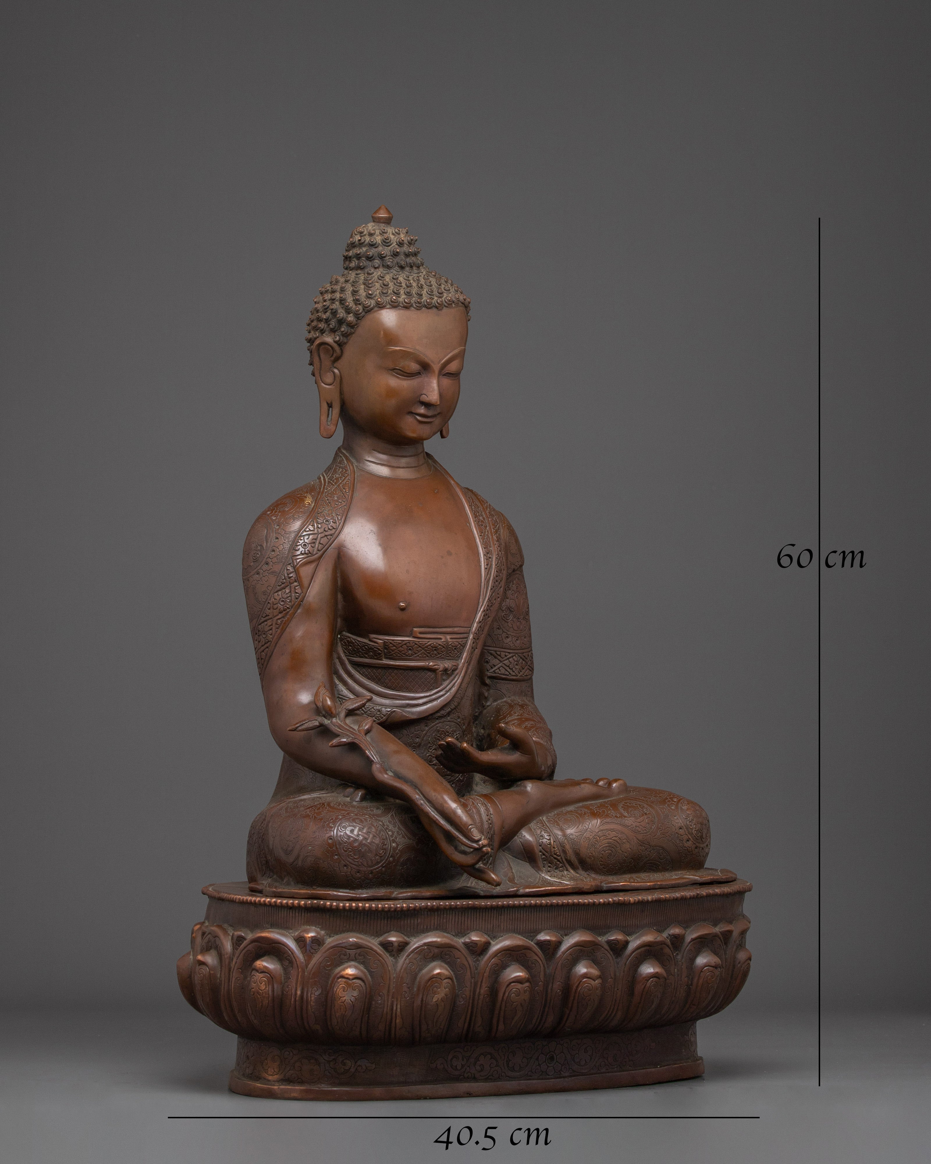 Dhyani Buddha of Medicine Oxidized Figure