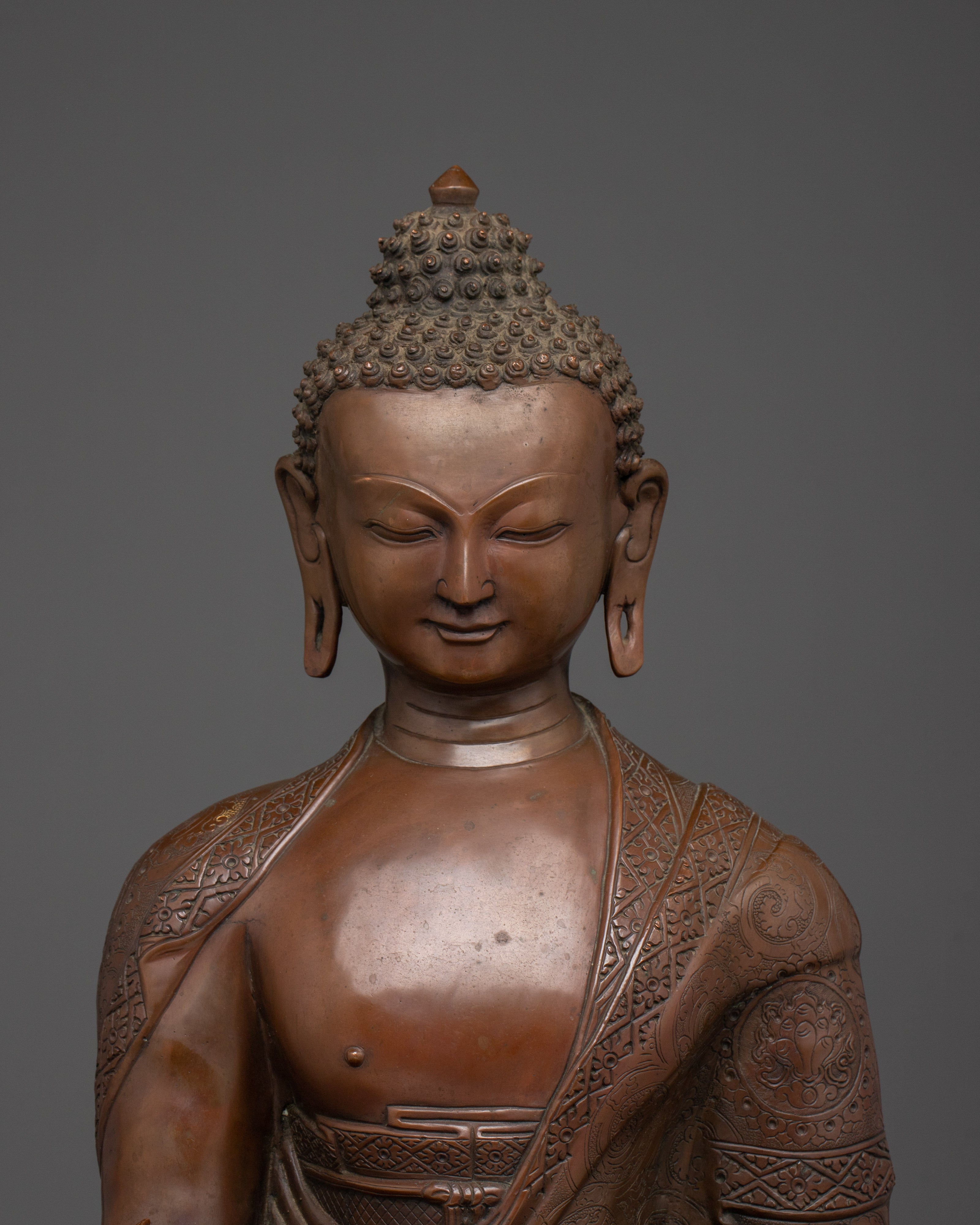 Dhyani Buddha of Medicine Oxidized Figure | The Healer of the Mind and Body