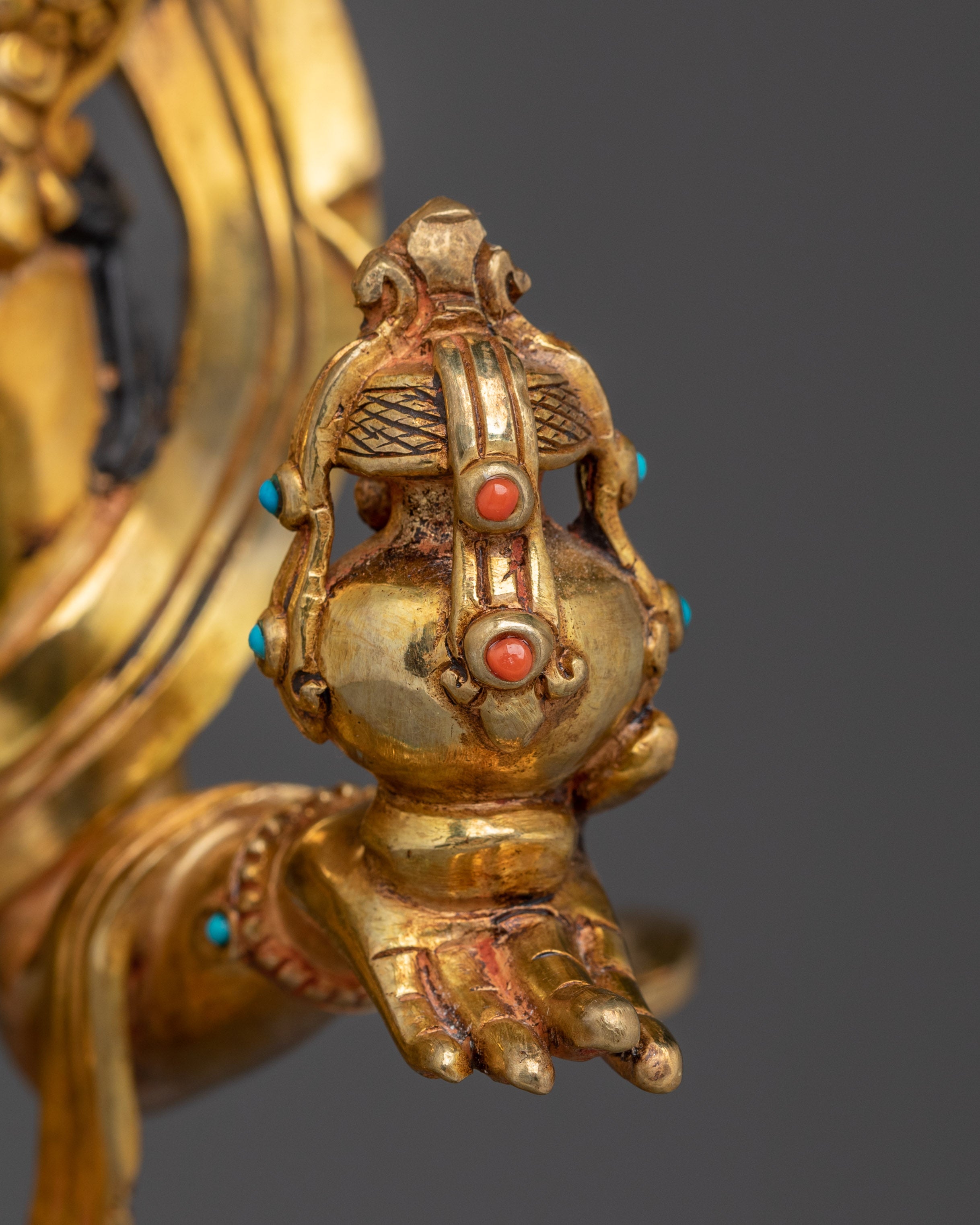 Yeshe Tsogyal & Mandarva Statue Set | Sacred Buddhist Deity for Enlightenment