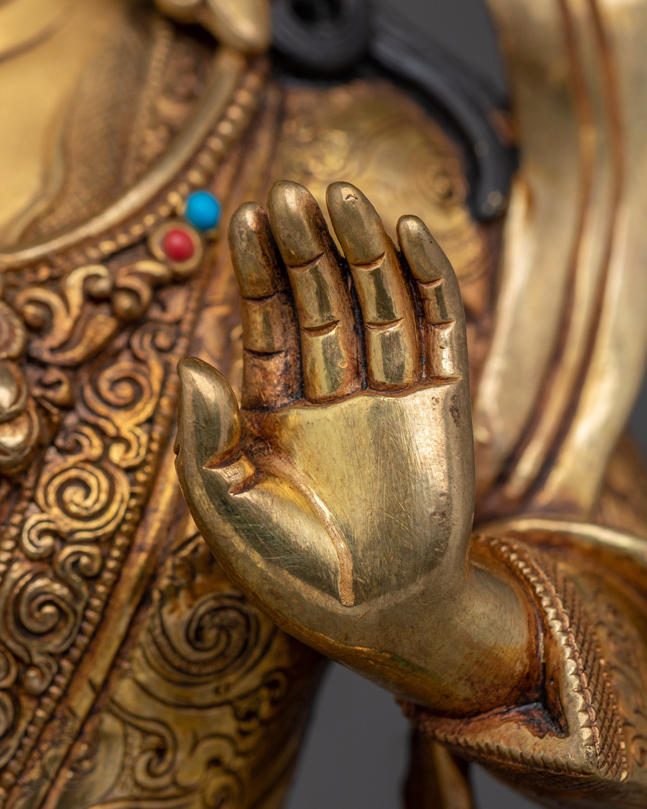 Yeshe Tsogyal & Mandarva Statue Set | Sacred Buddhist Deity for Enlightenment