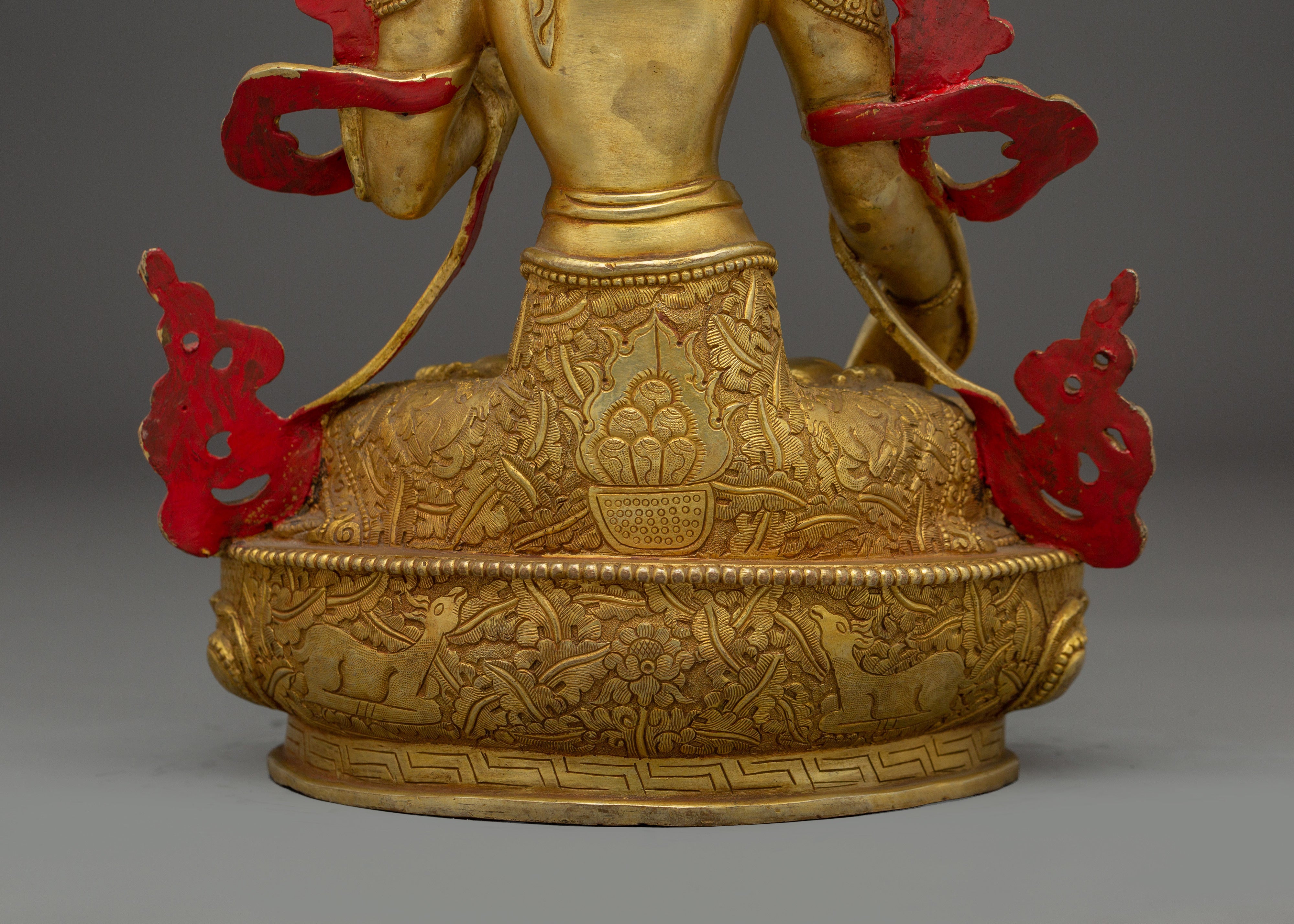 White Tara Statue: Buddhist Seven-eyed Goddess
