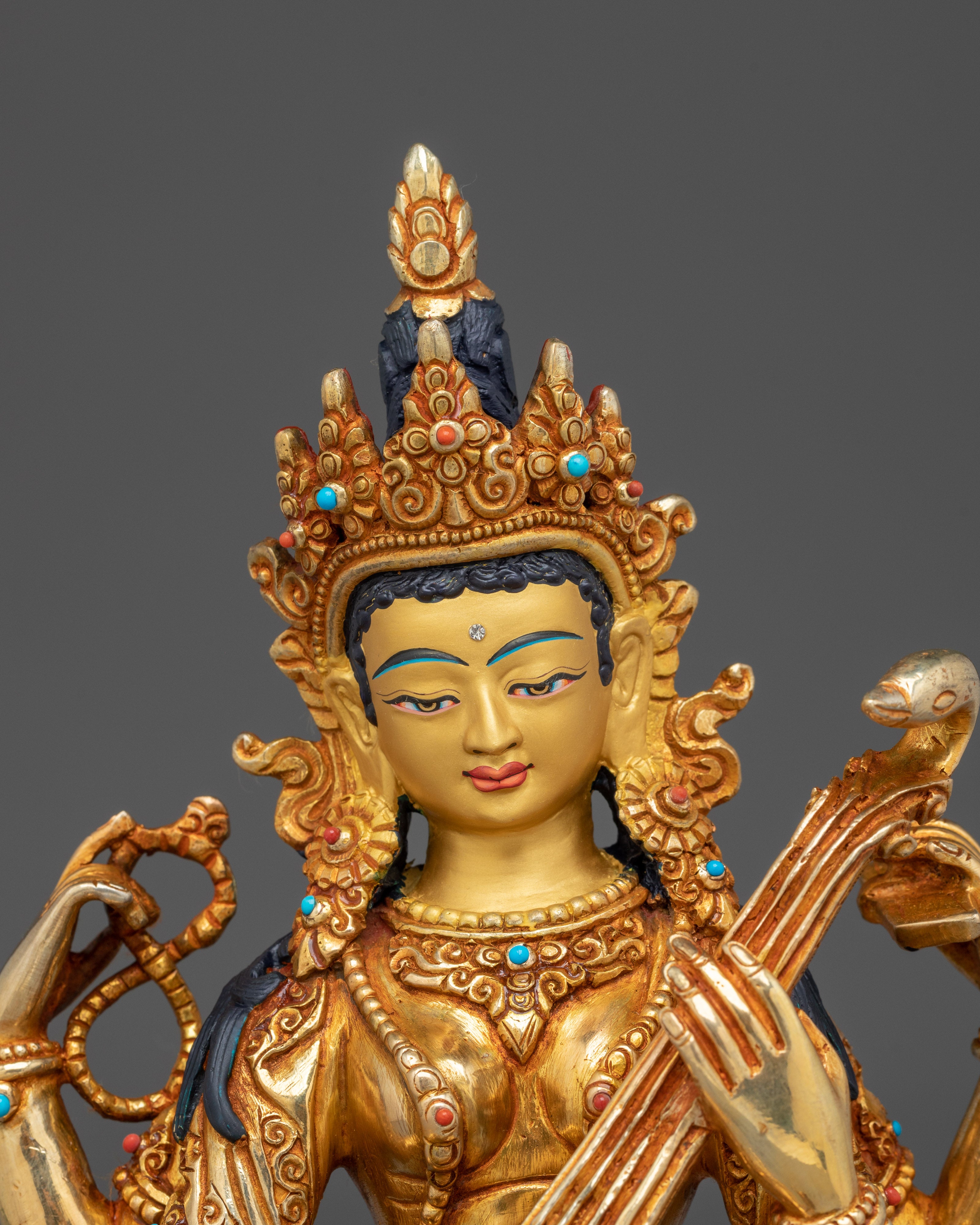 Wisdom Embodiment Saraswati Art | Hindu Goddess of Knowledge