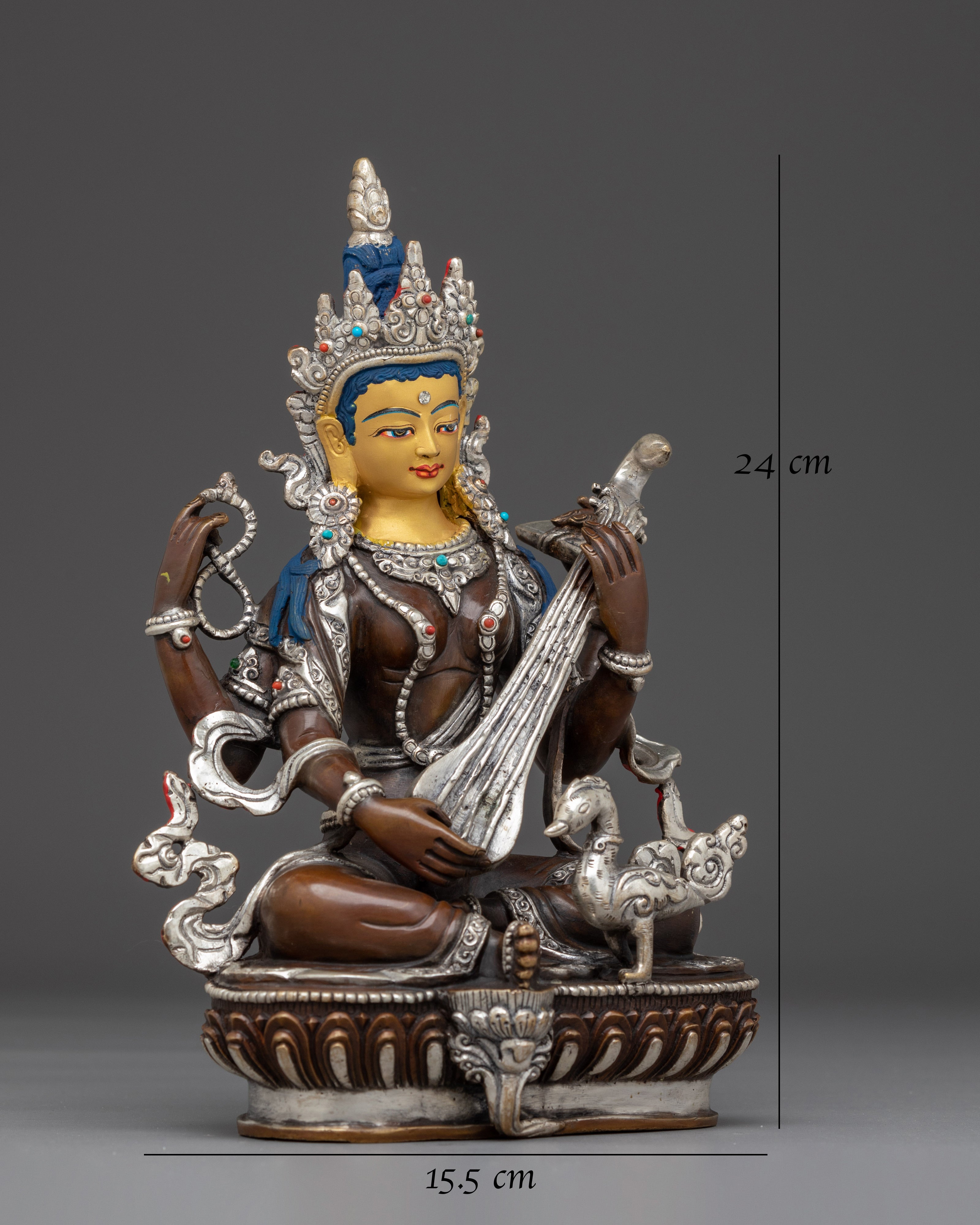 Hindu Goddess of Wisdom Saraswoti Art