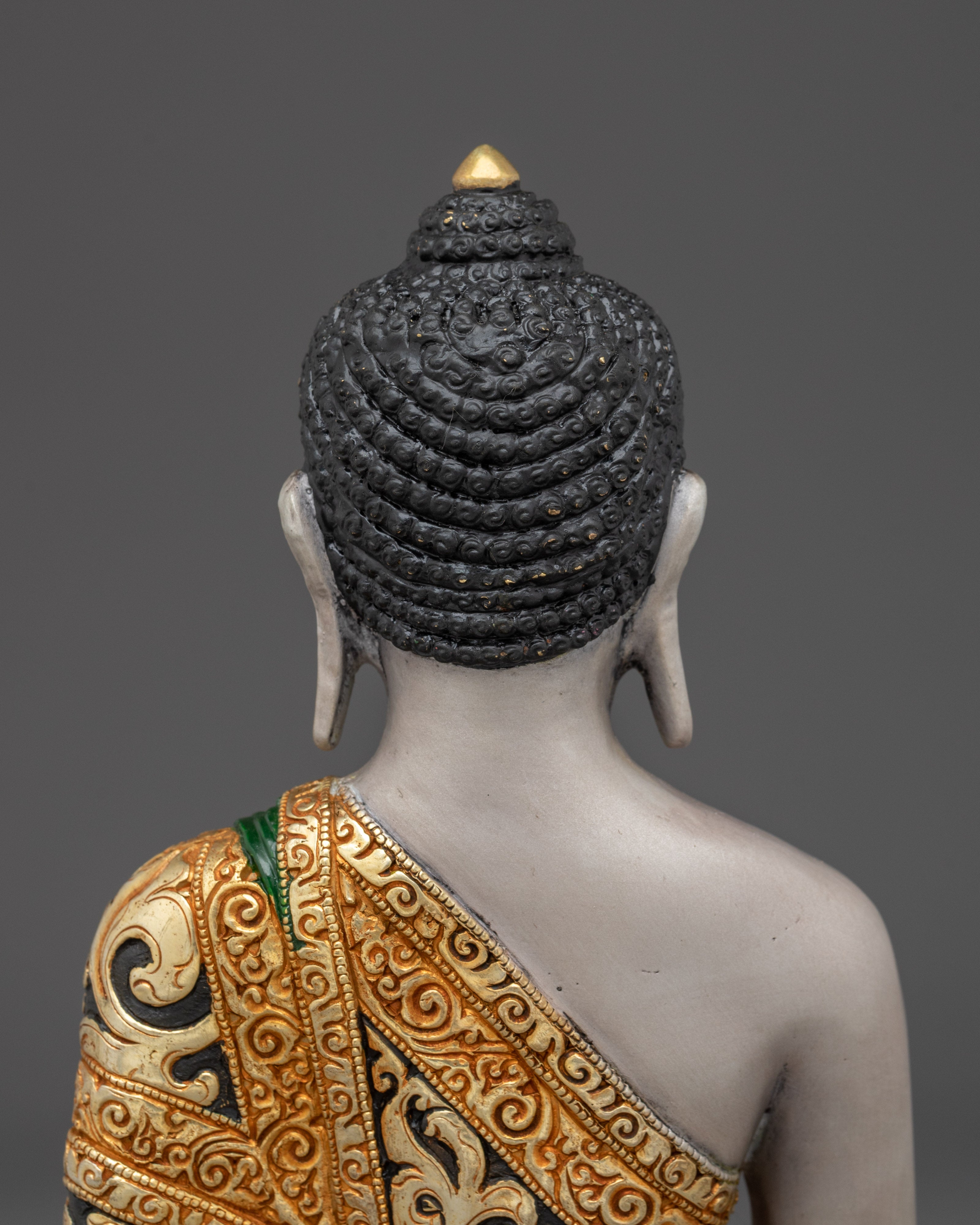 Shakyamuni Buddha Statue: Handmade Copper Artwork